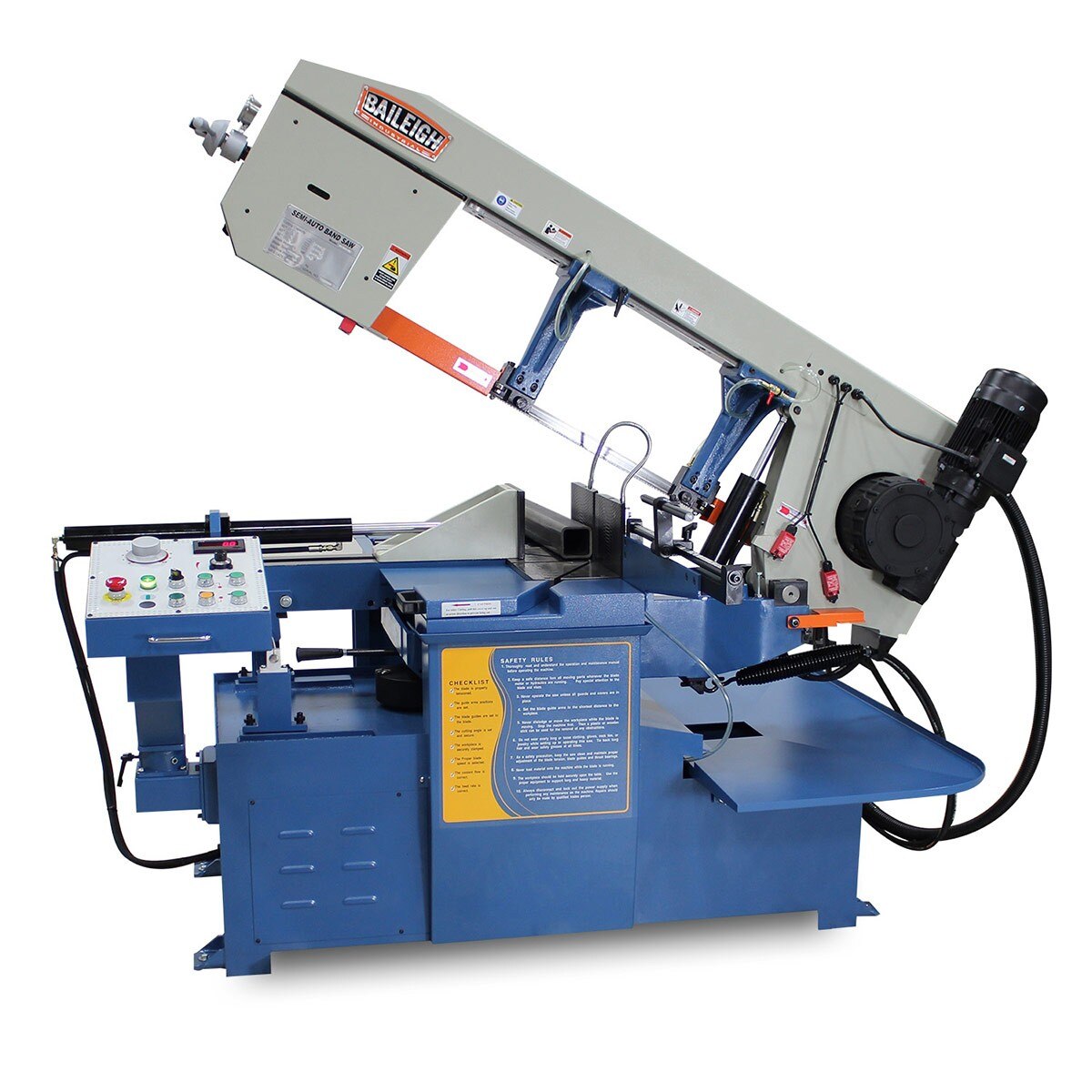 Baileigh Industrial BA9 1001298 BS-20SA DM Metal Cutting Band Saw - Heavy Duty Workshop & Industrial Use