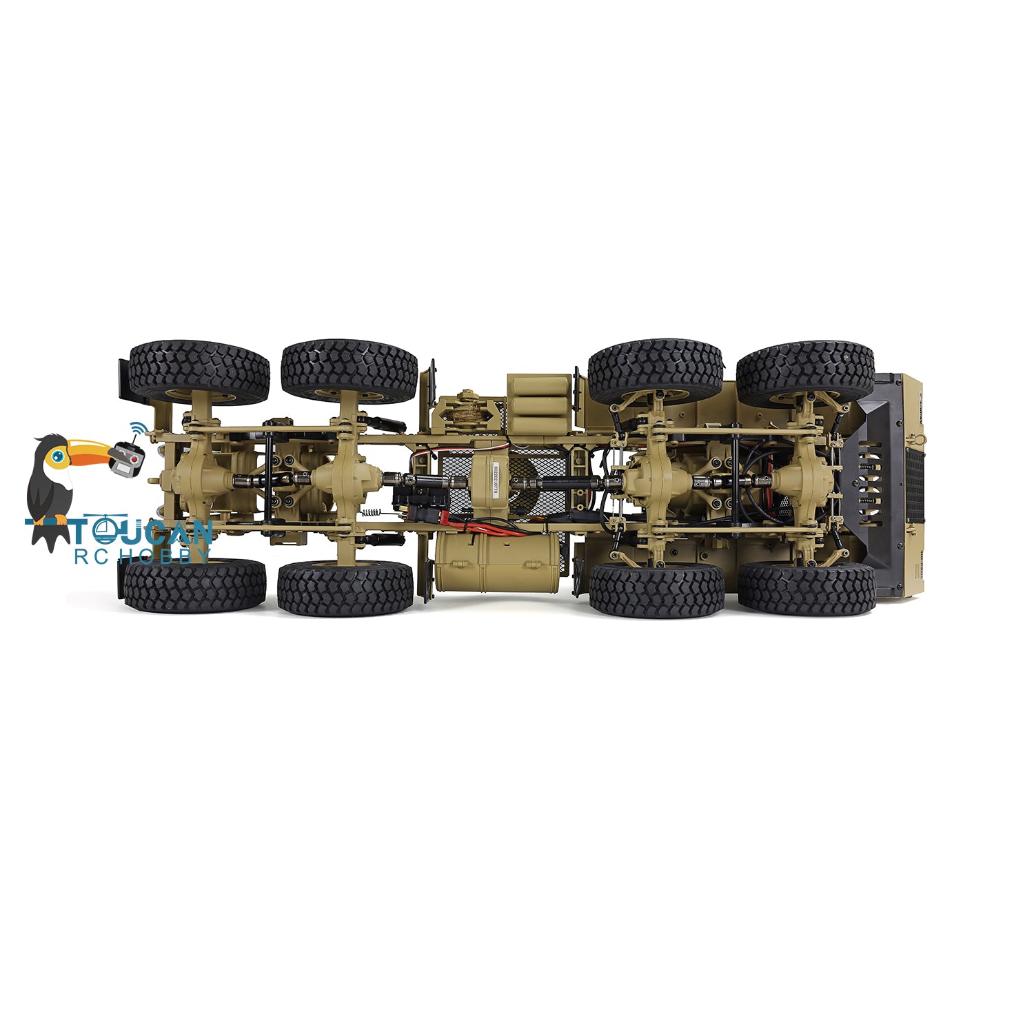1/12 Scale 8x8 US Military RC Truck - HG P802 4-Axle Remote Control Army Vehicle Model for Collectors & Hobbyists | Perfect for Off-Road Adventures & Military Display Scenes