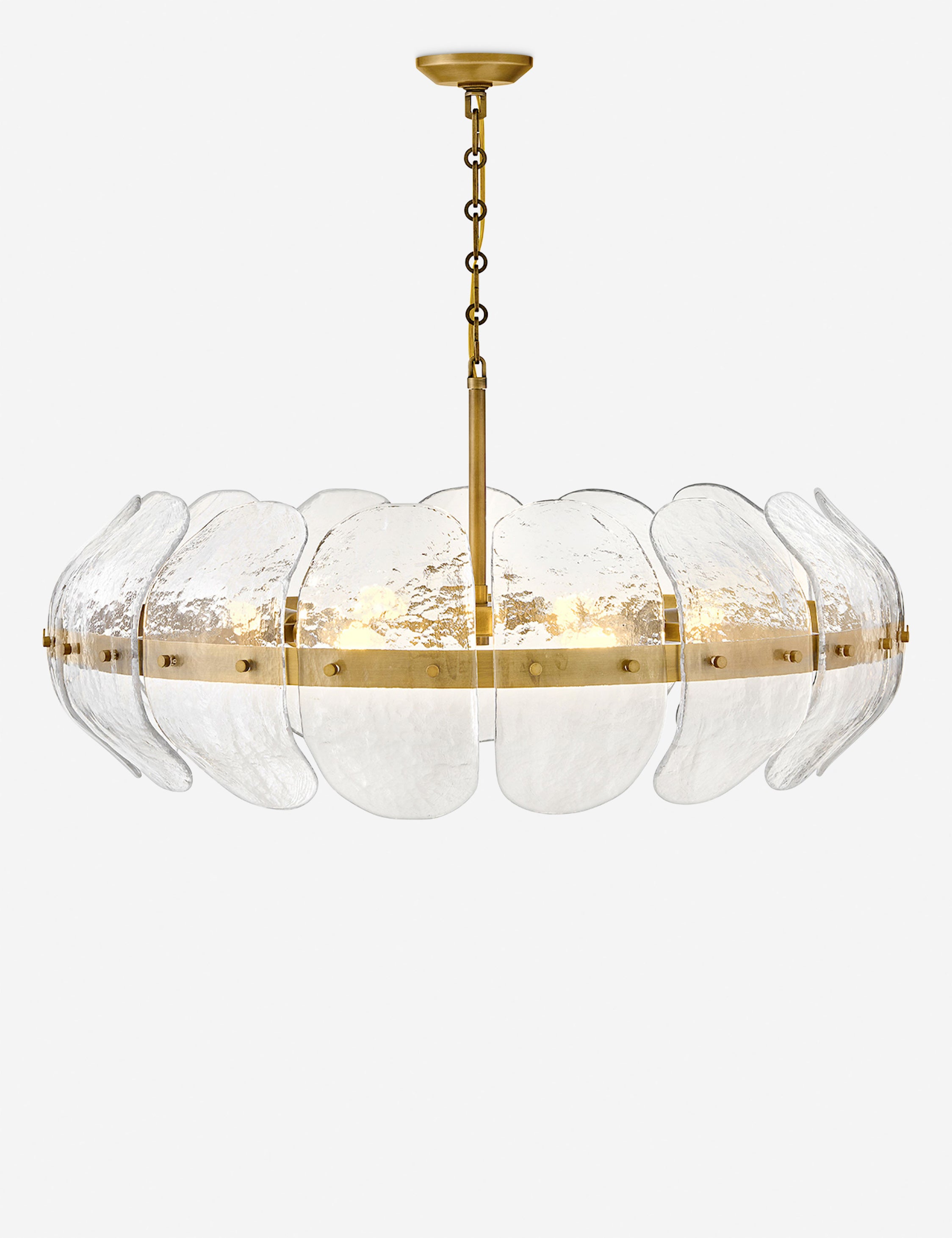 Bascom Drum Chandelier - Modern Ceiling Light Fixture for Dining Room, Bedroom & Living Room Decor