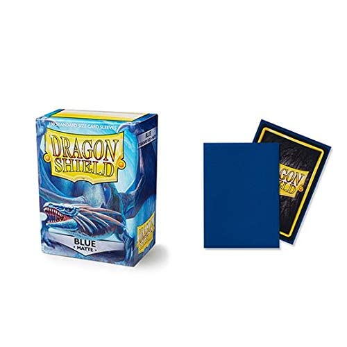 Dragon Shield Matte Blue Standard Size Card Sleeves - 10 Pack Display Box | Premium Protection for MTG, Pokémon & Trading Cards | Perfect for Gaming Tournaments & Card Collectors