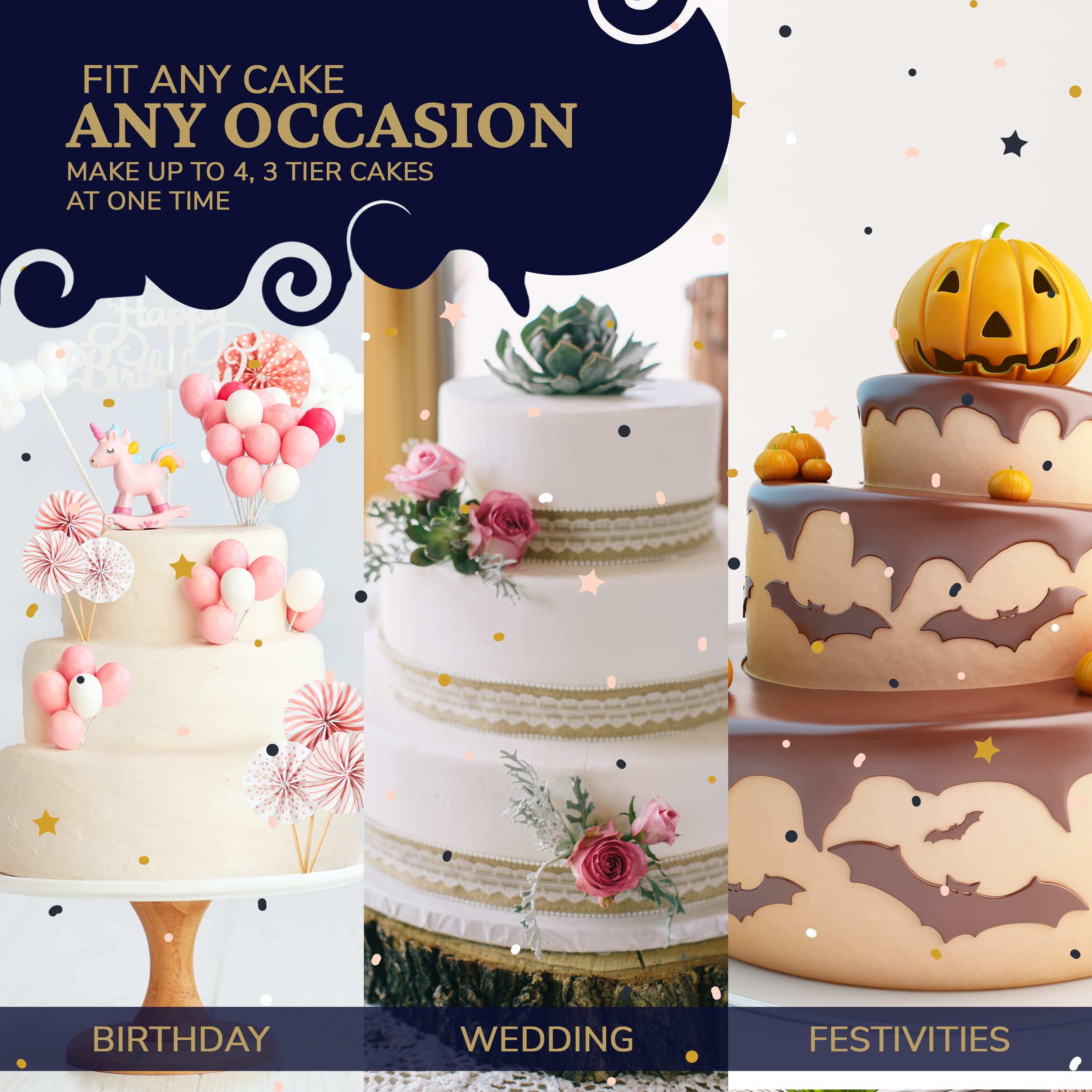 FromJennWithLove Cake Cardboard Rounds - 8