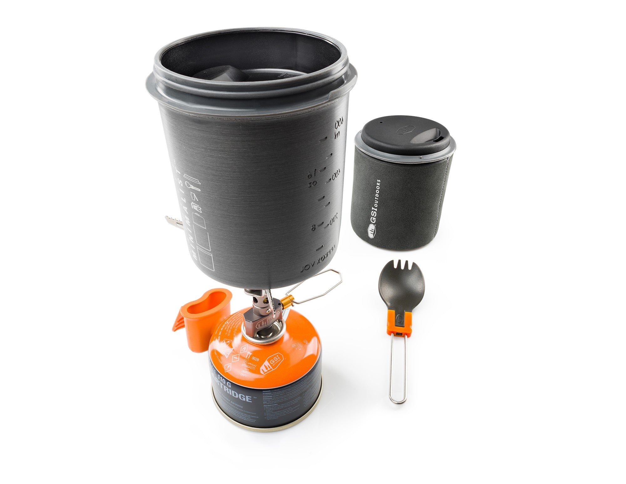 Halulite Minimalist II Ultralight Backpacking Cookset - Compact 1-Person Camping Cookware for Hiking & Outdoor Adventures