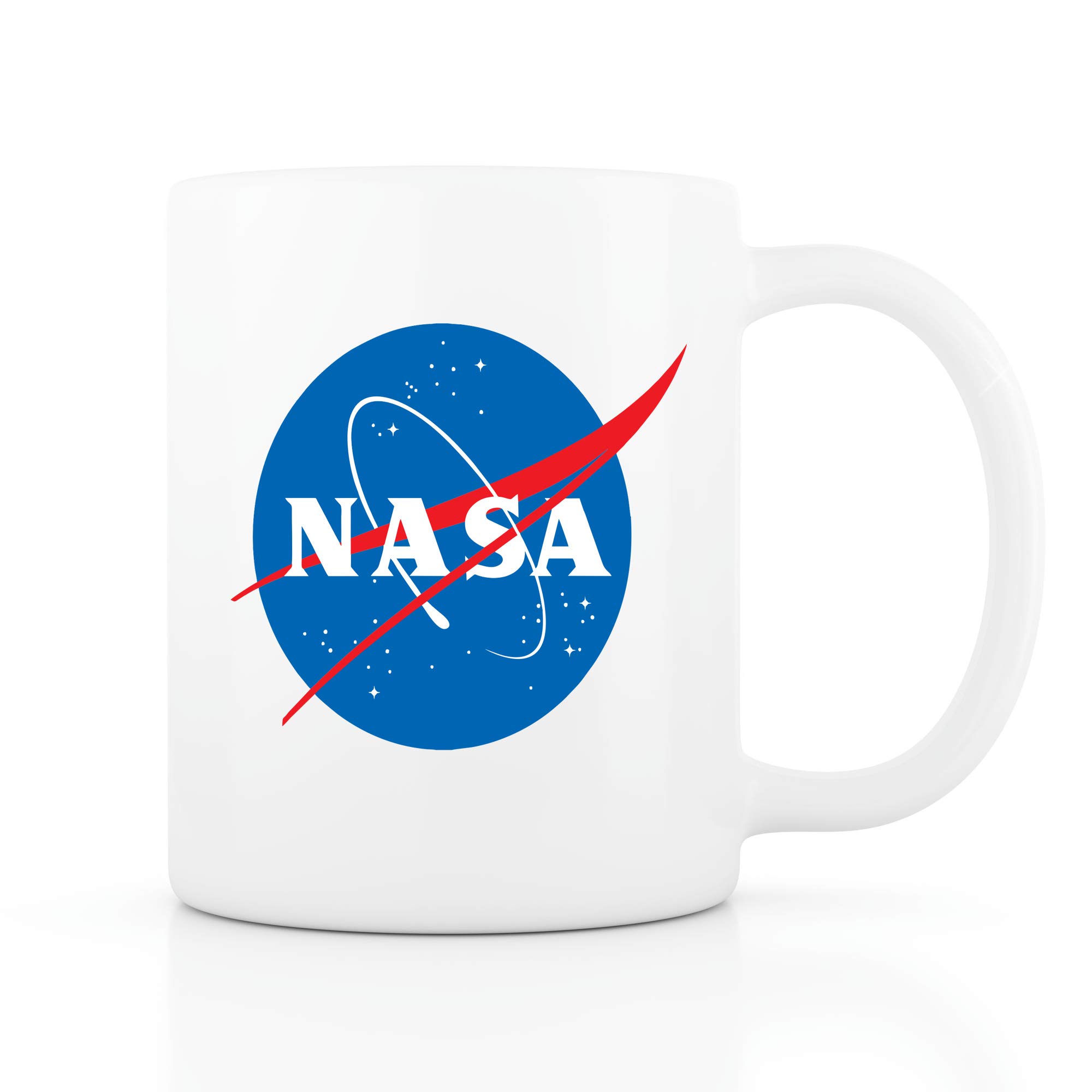 NASA Themed Ceramic Coffee Mug - 11oz White Space Souvenir Cup with Dual-Sided Artwork - Perfect Gift for Astronomers, Science Lovers & Space Enthusiasts - Ideal for Office, Home Use & Collectors