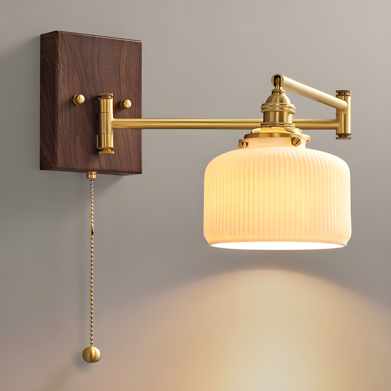 Modern Ceramic Geometric Wall Lamp - Sleek Minimalist Design for Living Room, Bedroom & Office Decor | Energy-Efficient LED Lighting for Ambient & Accent Illumination