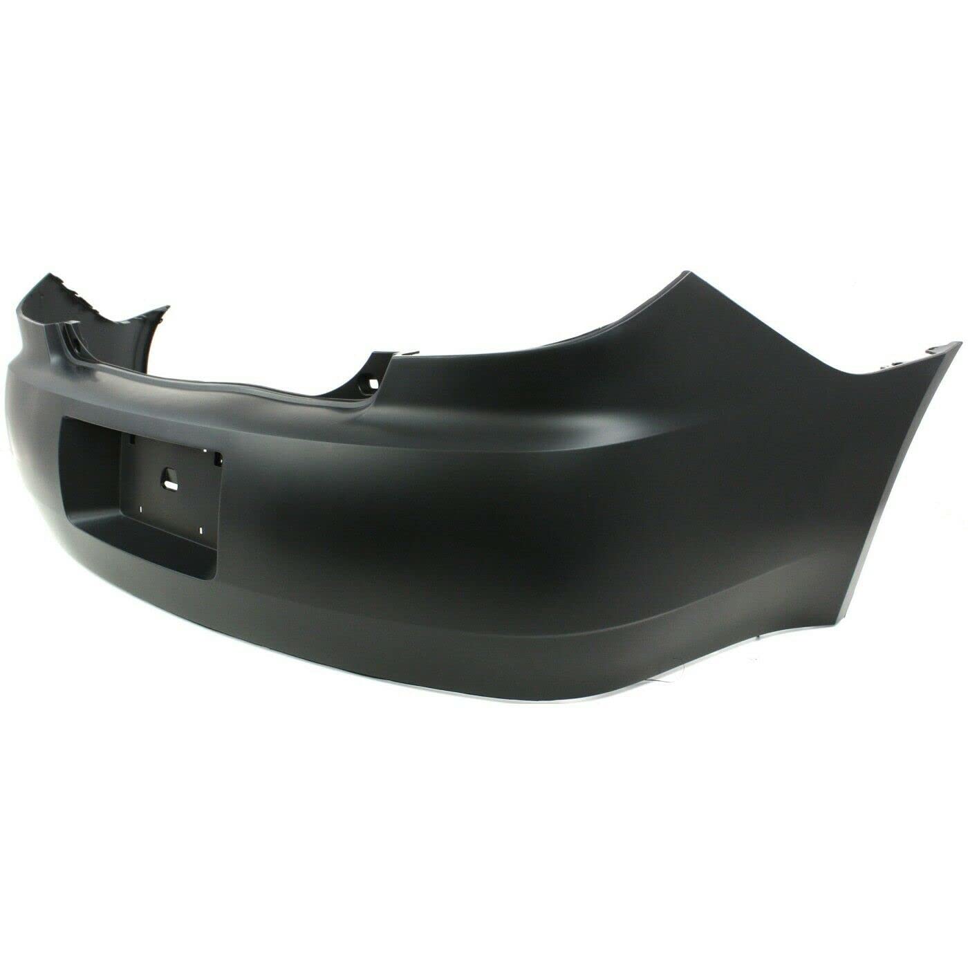 JJ 1pc Rear Primed Plastic Bumper Cover for GM Vehicles - No Tow Hook Hole & No Park Assist Sensor Cut-Out (Part #GM1100700) | Perfect for Car Body Repairs & Replacement