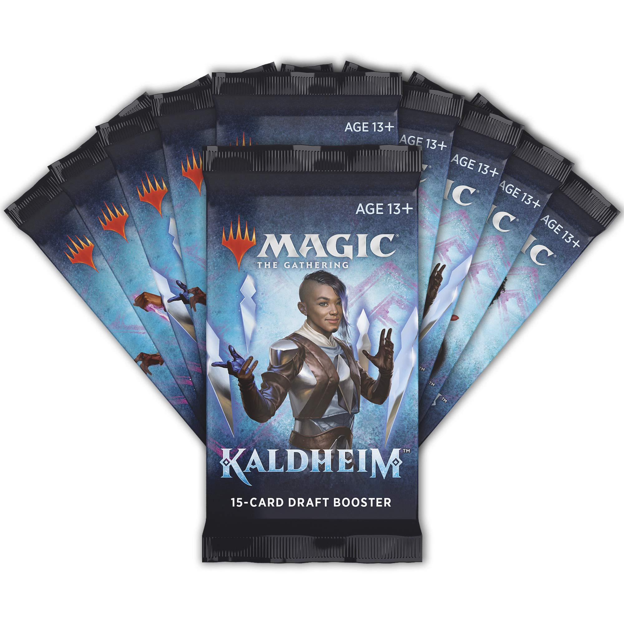 Magic: The Gathering Kaldheim Bundle - 10 Draft Boosters (150 Magic Cards) + Accessories | MTG Card Game Expansion for Deck Building & Collecting | Perfect for Game Nights & Tournaments
