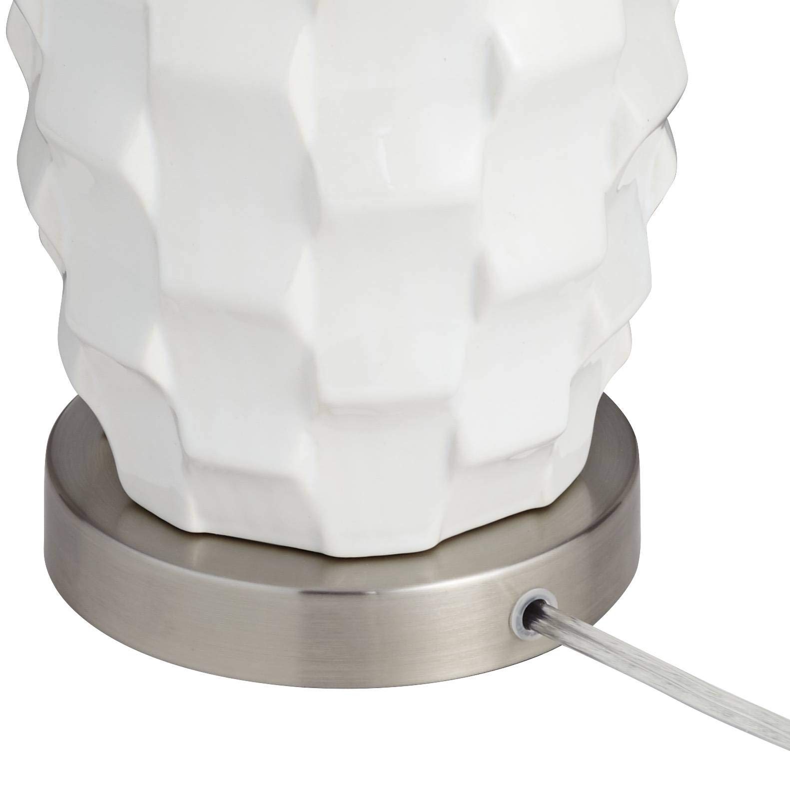 360 Lighting Brad Modern Coastal Style Accent Table Lamps Set of 2 - 24.5