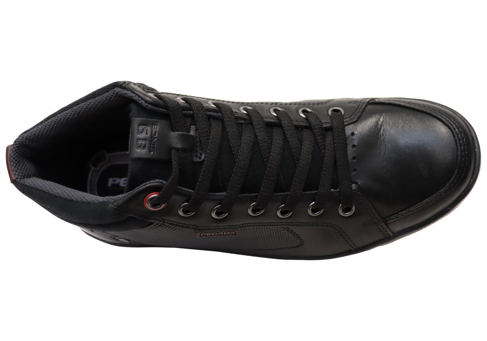Pegada Mission Men's Comfortable Leather Boots - Handmade in Brazil - Durable & Stylish for Outdoor Hiking, Work & Casual Wear