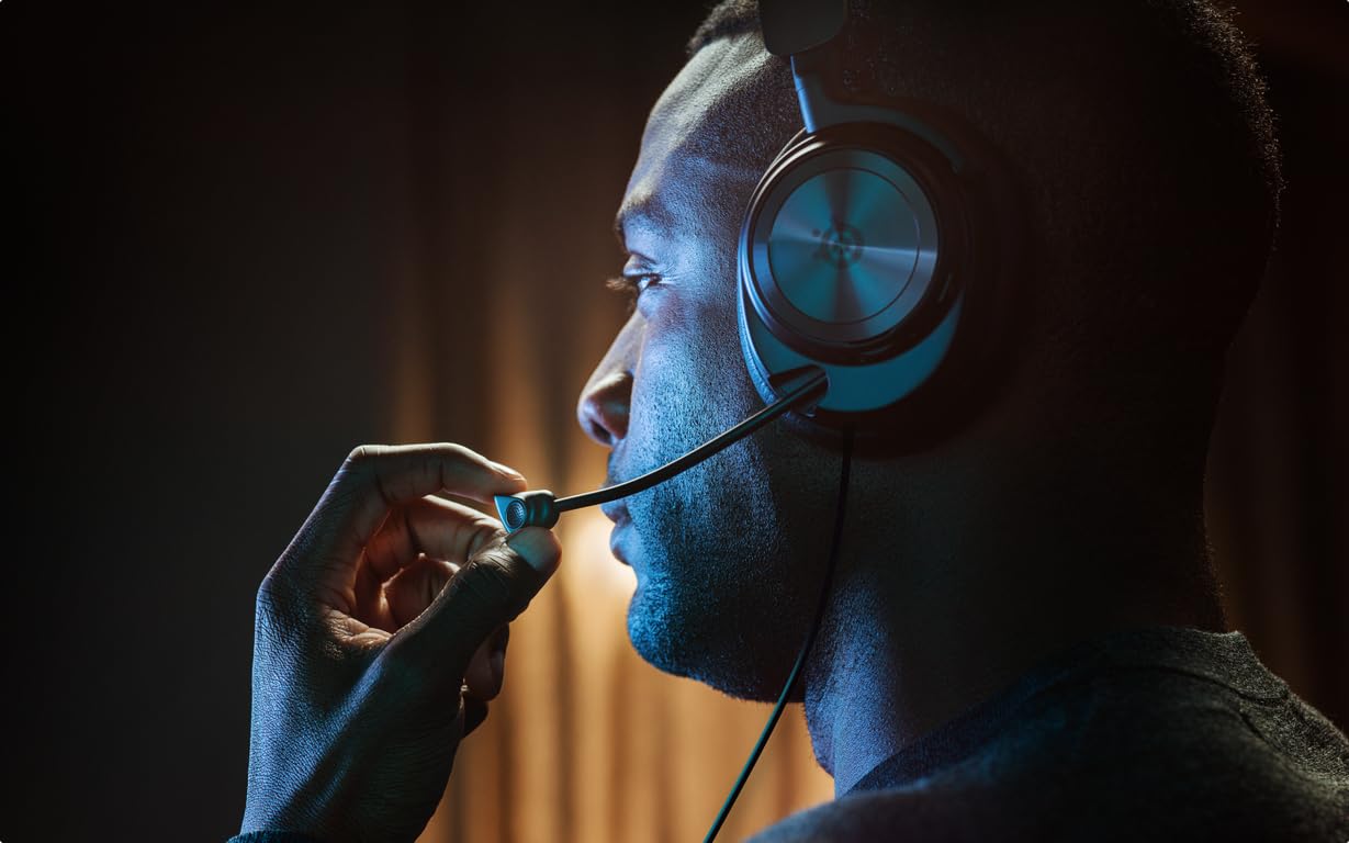 SteelSeries Arctis Nova Pro Multi-System Gaming Headset with Hi-Fi Drivers, Hi-Res Audio & 360° Spatial Sound | GameDAC Gen 2 | ESS Sabre Quad-DAC | Retractable Mic | for PC, PS5, PS4, Nintendo Switch | Perfect for Competitive Gaming & Immersive Entertainment