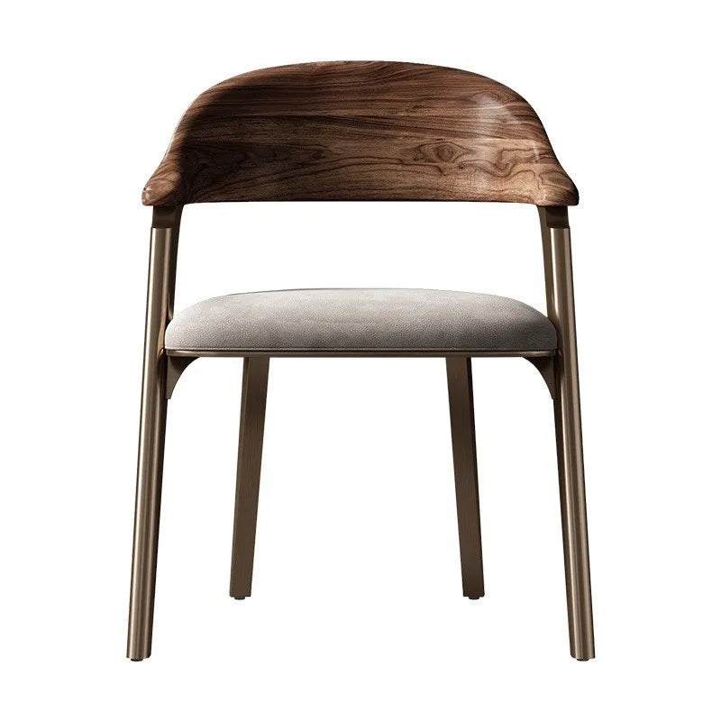 Premium Black Walnut Solid Wood Dining Chair - Handcrafted Modern Farmhouse Style - Perfect for Kitchen, Dining Room, and Home Office Use