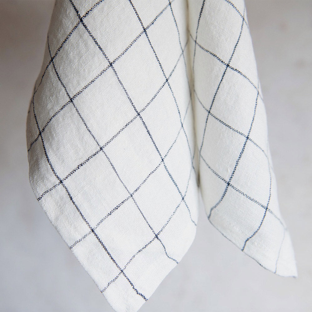 Premium Stonewashed Linen Tea Towels - Ultra Absorbent & Quick-Drying Kitchen Towels for Dishes, Glassware & Countertops - Perfect for Baking, Cooking & Hosting