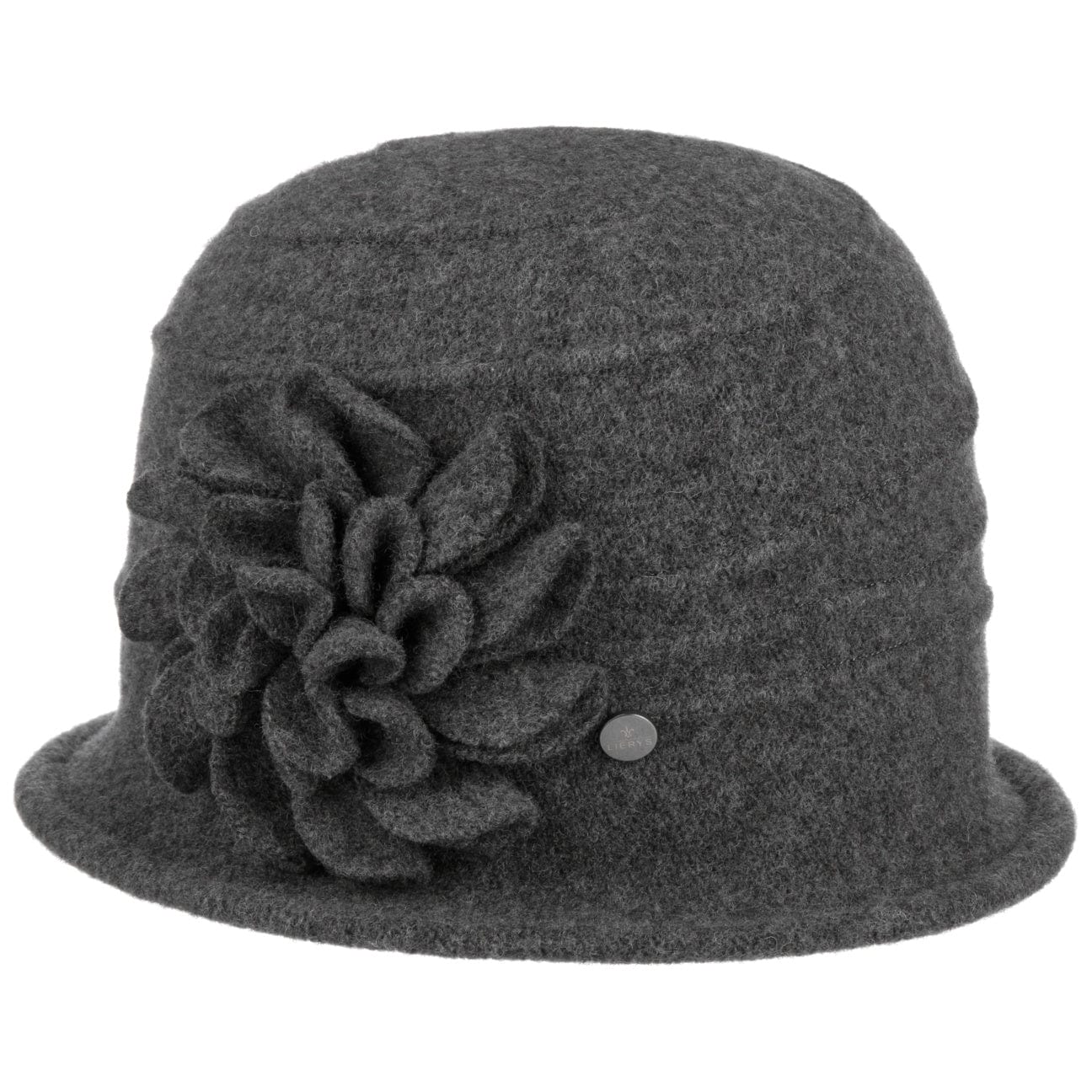 Lierys Romina Cloche Wool Hat for Women - Vintage Winter Fashion Beanie - Perfect for Cold Weather, Outdoor Activities & Holiday Parties
