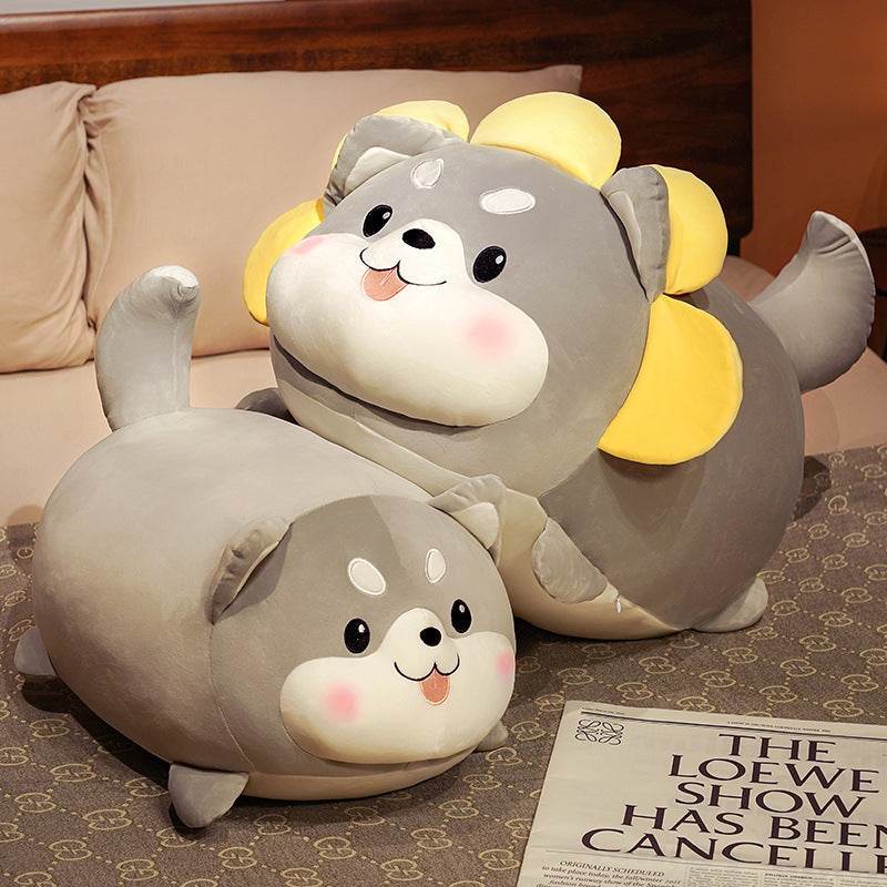 Loki: Giant Chubby Husky Plush Stuffed Animal Toy - Super Soft Large Husky Dog Plushie for Kids, Adults, Home Decor, and Cuddling Gifts