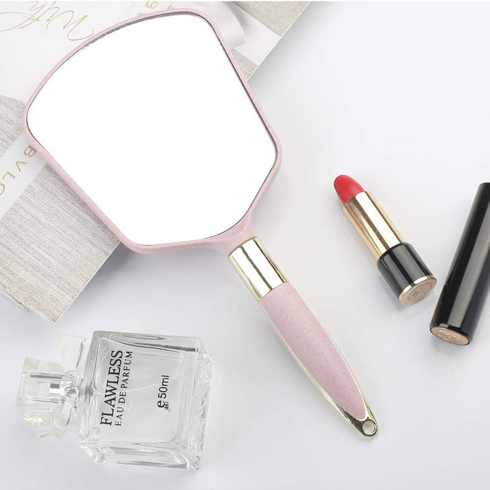 Portable Handheld Mirror for Makeup & Vanity - Wall Mounted or Tabletop Use - Perfect for Bathroom, Salon, and Travel