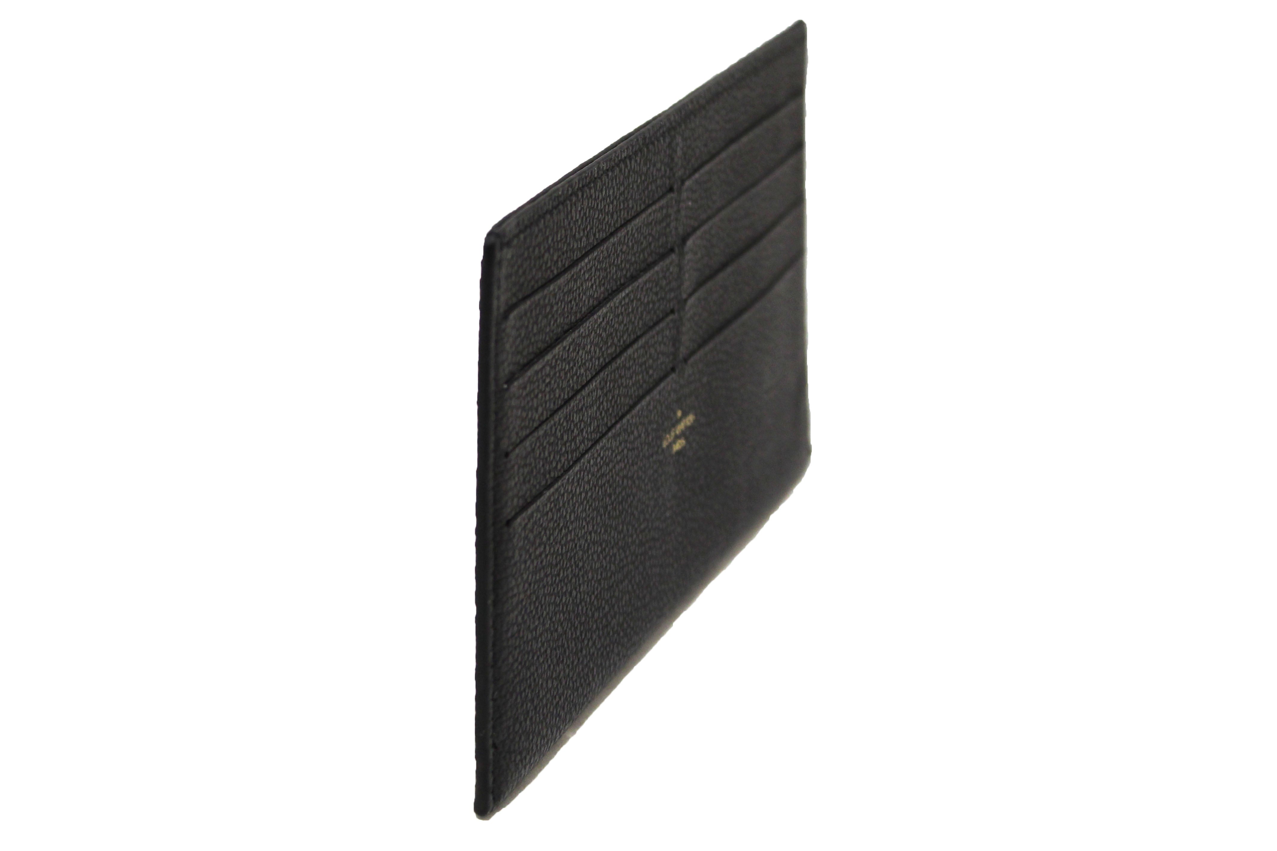 Authentic Louis Vuitton Black Monogram Empreinte Felicie Pochette Crossbody Bag - Luxury Designer Wallet on Chain for Women, Perfect for Evening Parties, Date Nights & Special Occasions
