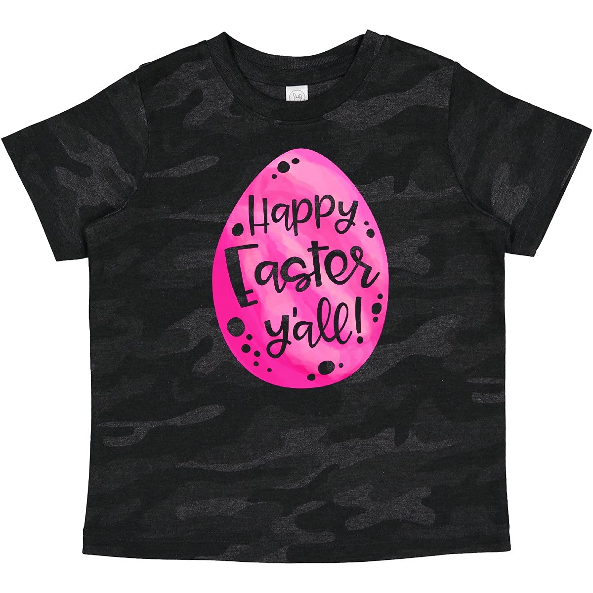 Inktastic Happy Easter Y'all Pink Easter Egg Baby T-Shirt - Cute Easter Outfit for Infants & Toddlers - Perfect for Easter Photos, Egg Hunts & Family Gatherings