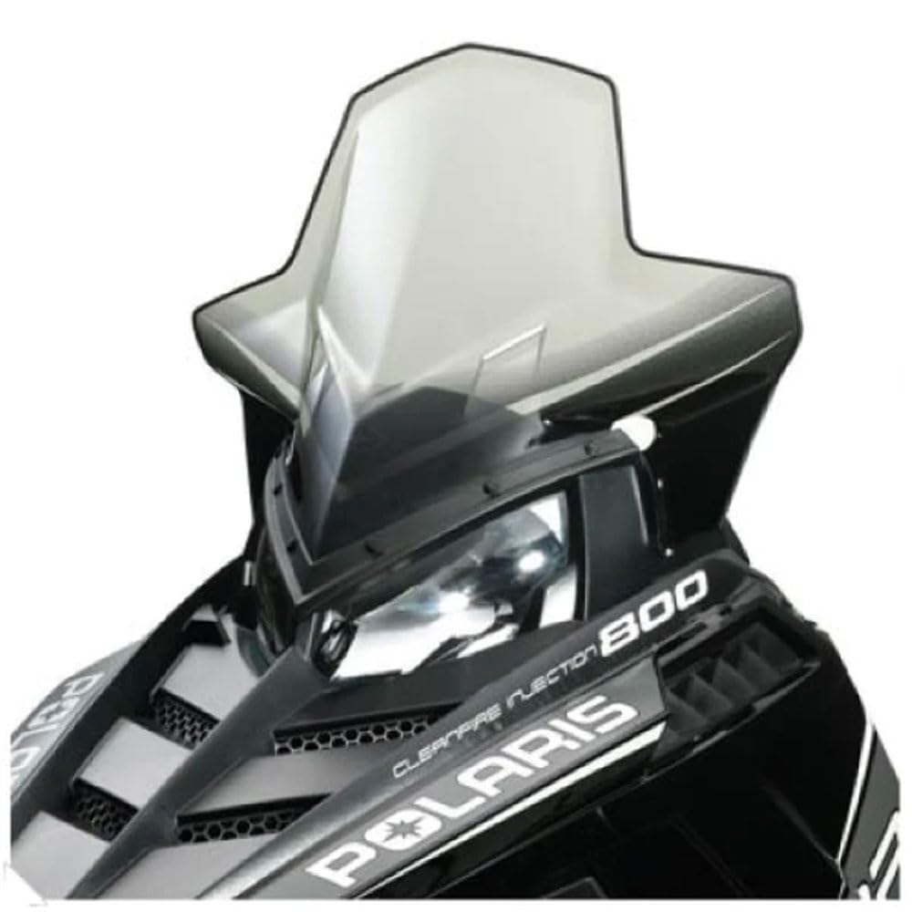 Polaris Snowmobile Extra-Wide Tall Windshield - Heavy Duty Clear Windshield for Enhanced Visibility & Protection - Perfect for Winter Riding & Extreme Cold Conditions