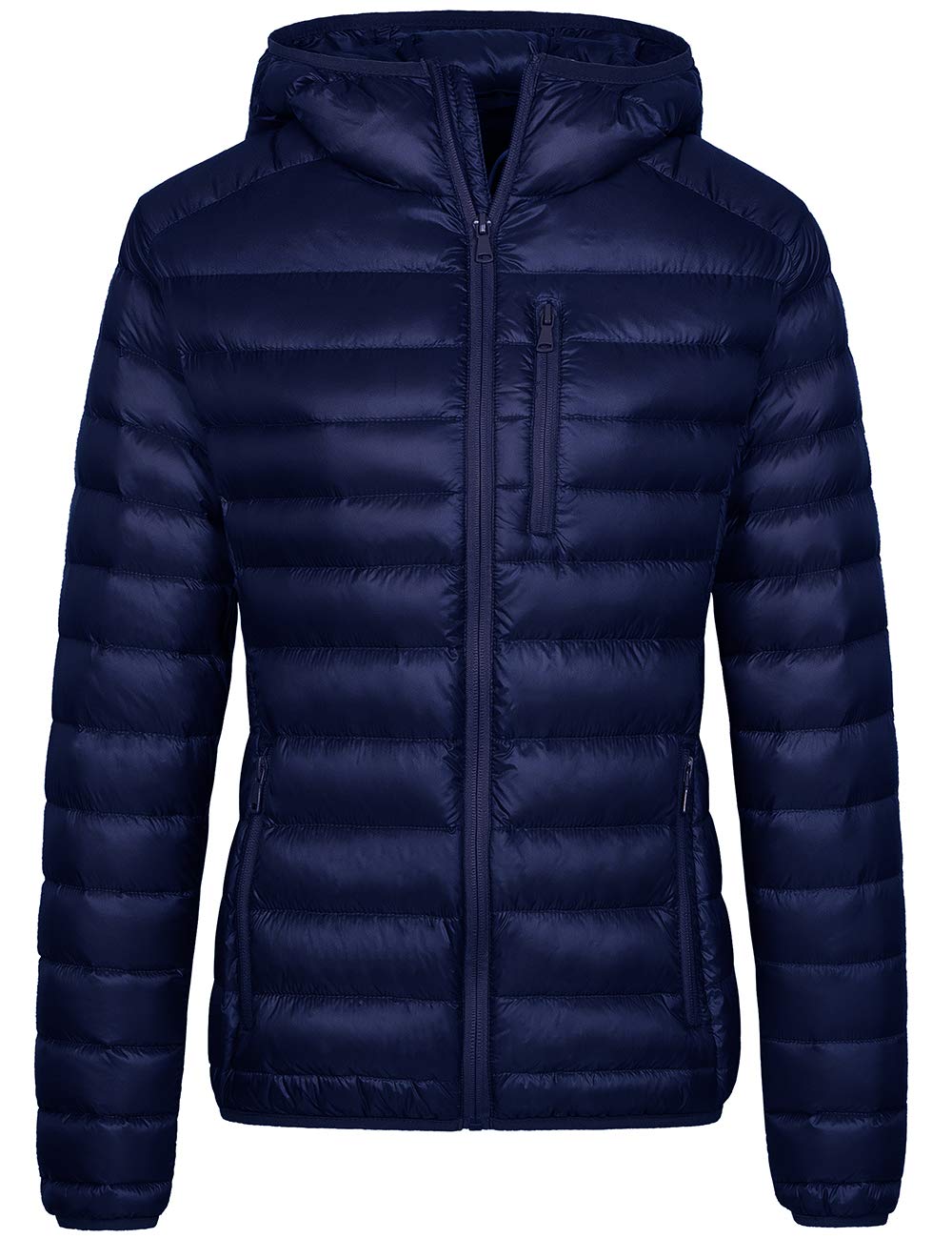 Wantdo Women's Lightweight Packable Down Jacket - Hooded Winter Puffer Coat for Outdoor Activities, Travel & Cold Weather