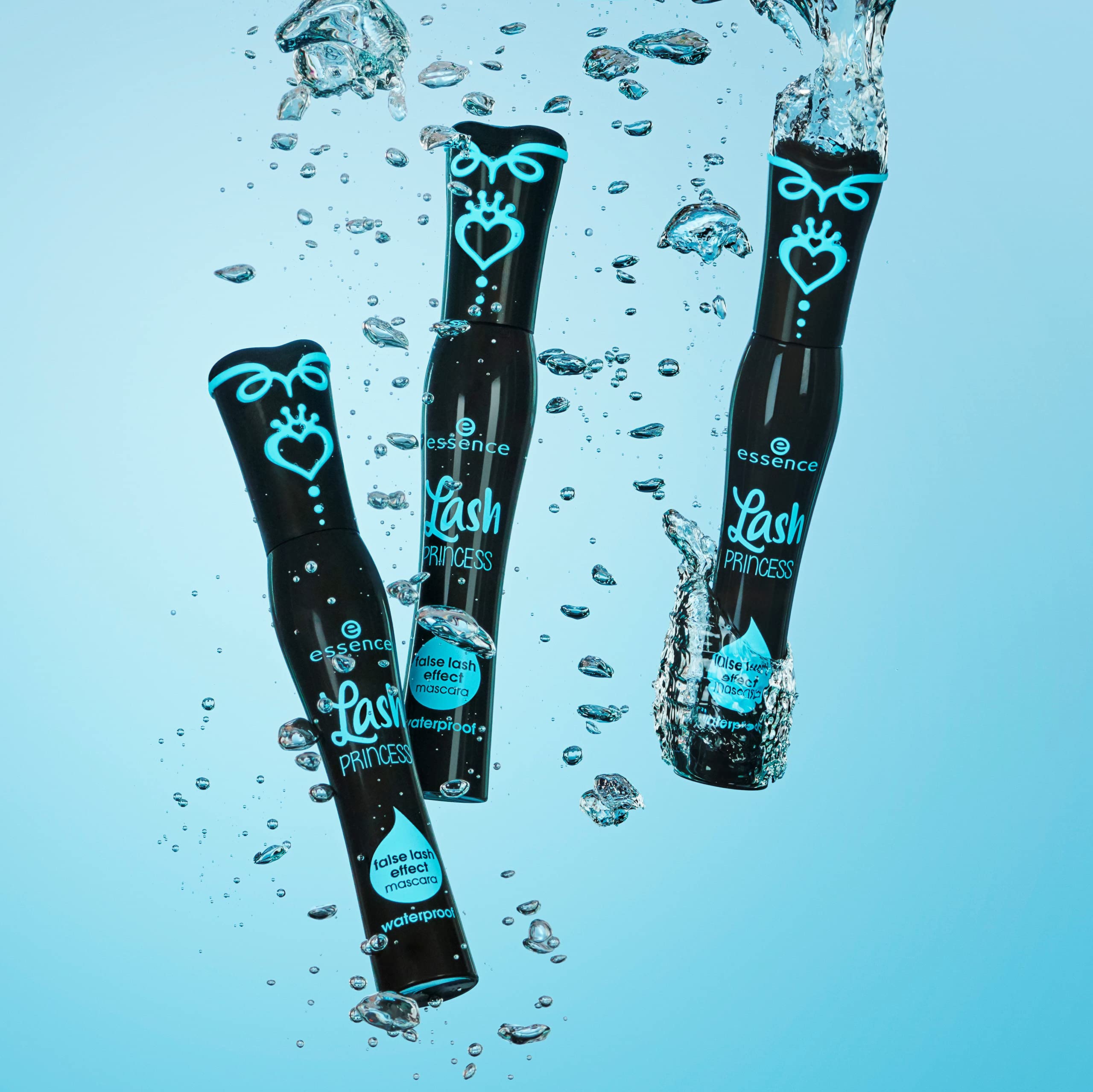 Lash Princess False Lash Waterproof Mascara & Curl Volume Mascara Bundle - Long Lasting, Smudge Proof for Dramatic Lashes - Perfect for Weddings, Parties & Everyday Glam