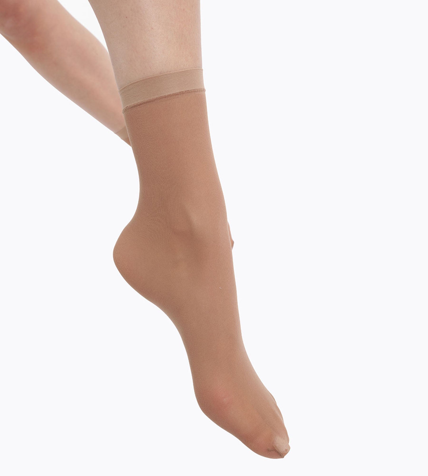 4 Pairs of EcoDIM Faux Suede Semi-Opaque 30D Socks - Soft & Comfortable for Daily Wear, Work, and Casual Outfits