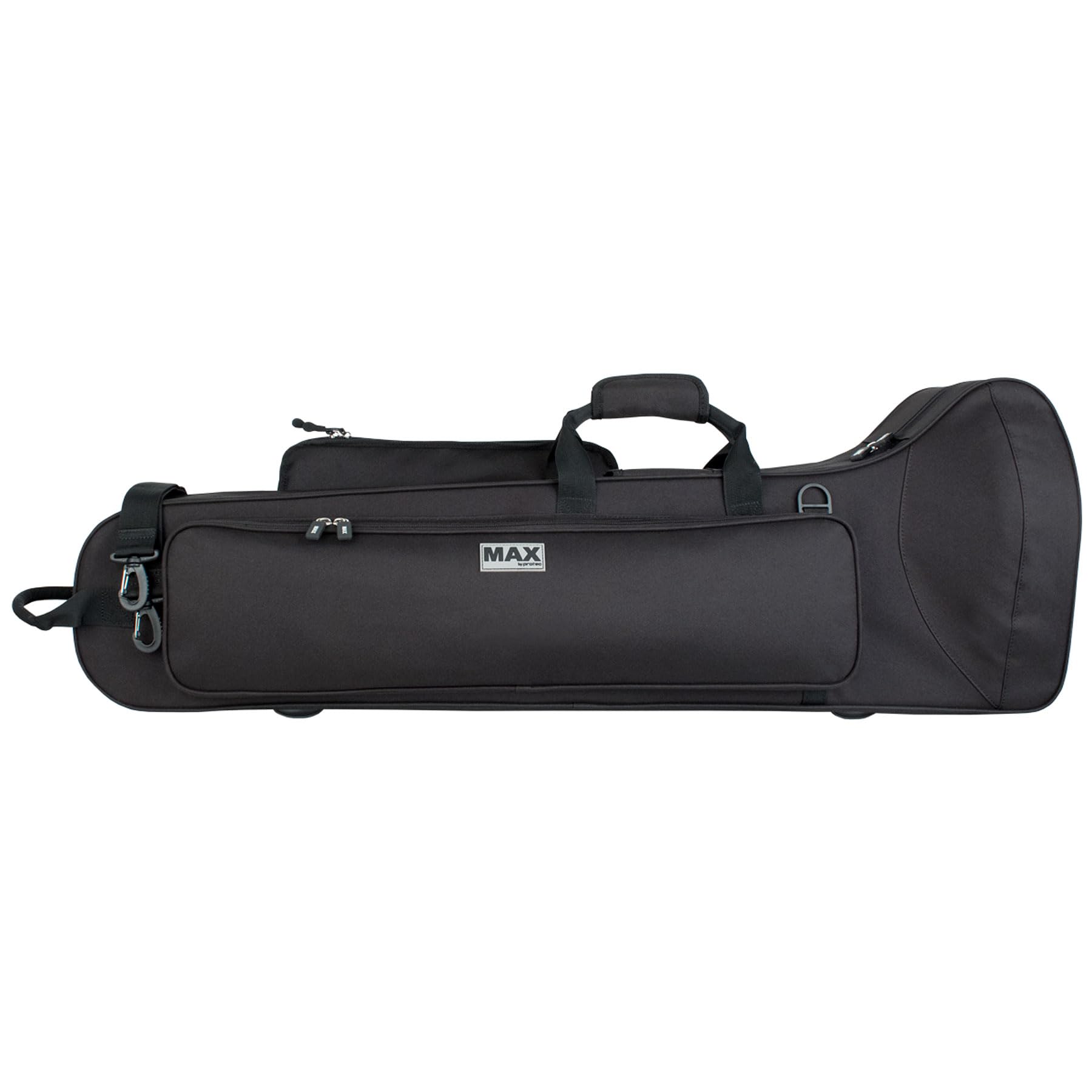 Protec MAX306CT Tenor Trombone Case with F Attachment - Durable Contoured Protection for Professional Musicians | Perfect for School Bands, Orchestras & Traveling Performances