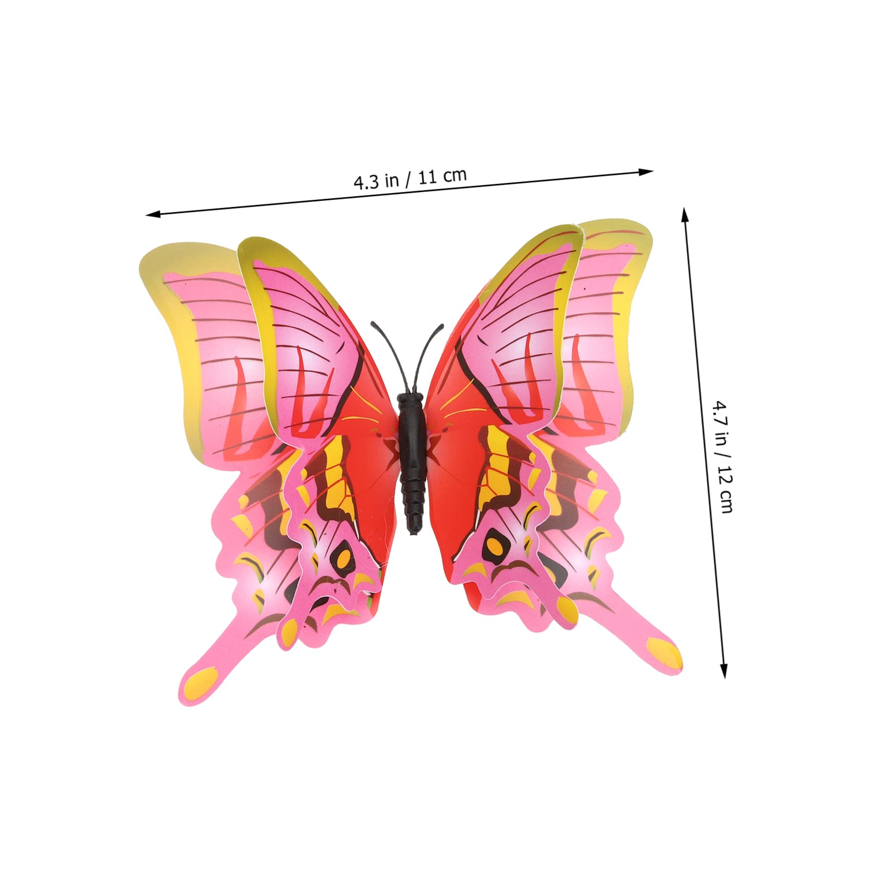 Minkissy 12-Piece Butterfly Hair Clips Set - Elegant Hairpins & Hair Accessories for Women - Perfect for Parties, Weddings & Everyday Styling