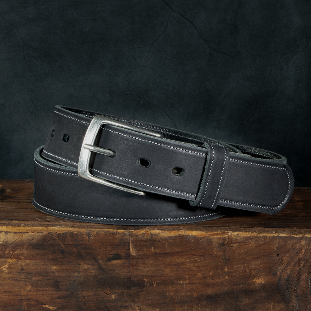 Premium Genuine Suede Leather Belt for Men - 1.5 Inch Width - Adjustable Dress & Casual Belt - Perfect for Office, Jeans & Everyday Wear