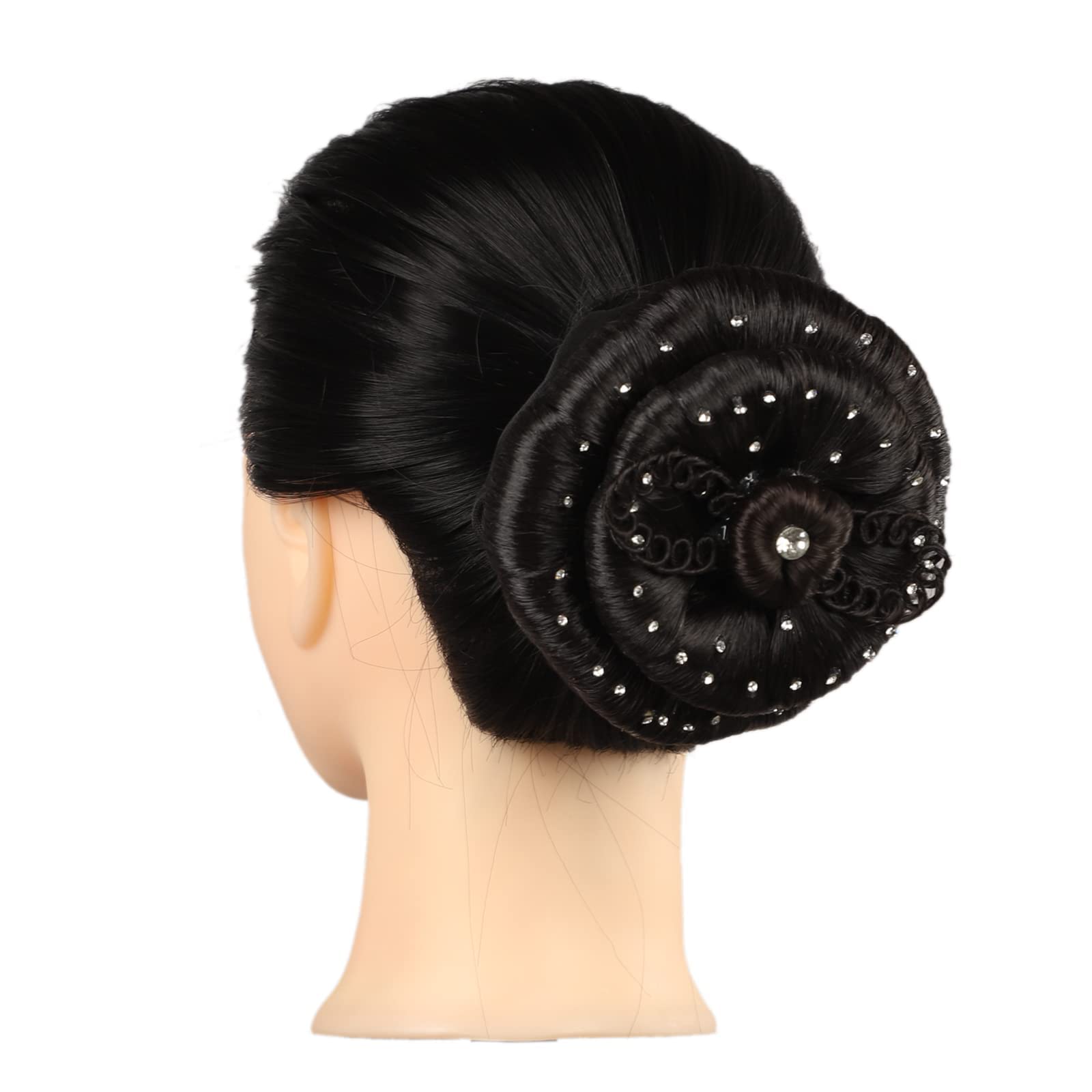 Neaama Juda Hair Bun for Women - Brown Hair Styling Accessory for Work & Parties