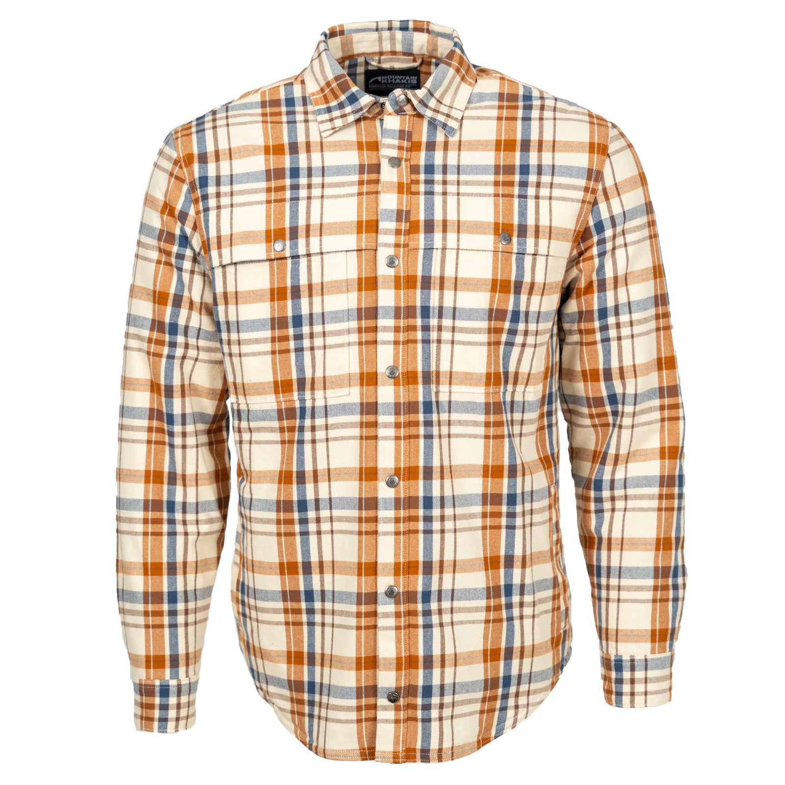 Men's Boone Shirt Jacket - Relaxed Fit Casual Flannel Shirt for Outdoor Hiking, Camping & Fall Layering