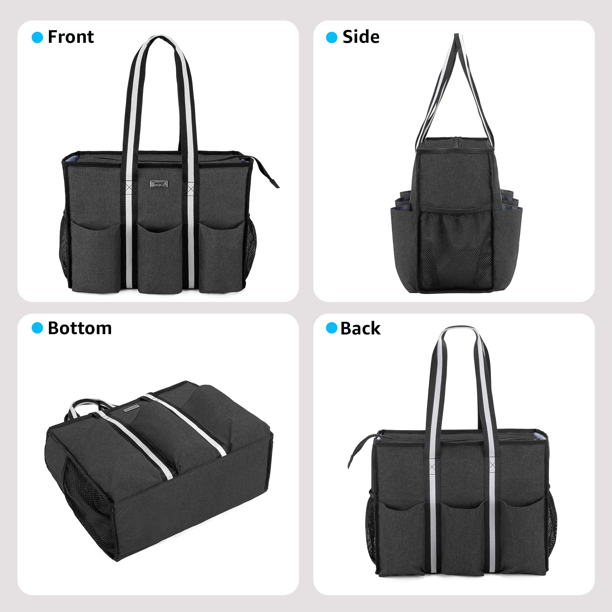 Trunab Utility Tote Bag for Women - Work, Nurse & Teacher Bag with 15.6
