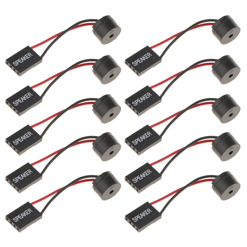 10Pcs PC Computer Speaker Alarm Buzzer Replacement Parts - for Desktop, Laptop & DIY Electronics Repair Projects