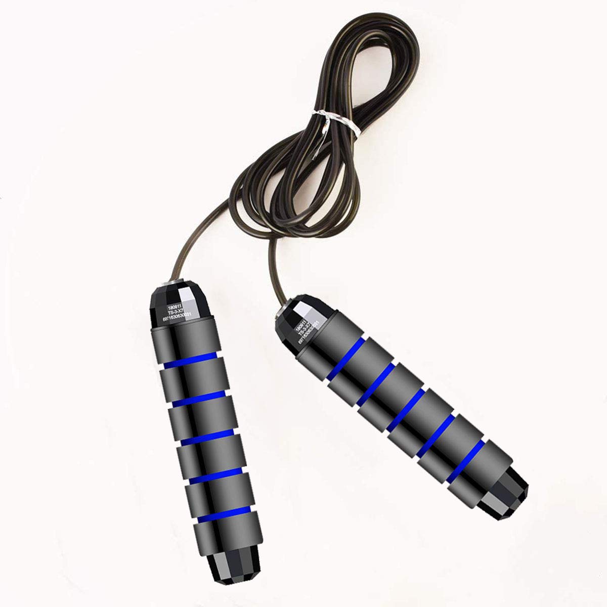Premium Fitness Jump Rope for Indoor & Outdoor Exercise - Adjustable Speed Rope for Weight Loss, Aerobic Training & Endurance Workouts (Blue) - Ideal for Men, Women & Teens at Home, Gym or Park