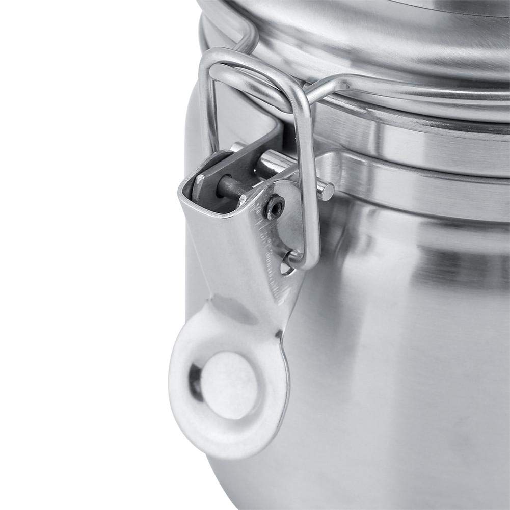 Premium Manual Coffee Grinder - Stainless Steel Hand Crank Mill for Espresso, French Press & Pour Over - Portable Lightweight Design with Ergonomic Handle (Silver) - Perfect for Home, Office & Camping Use