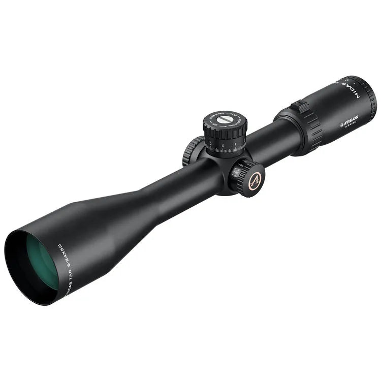 Athlon Midas TAC 6-24x50 APRS2 FFP Riflescope with 30mm Tube - First Focal Plane Mil-Dot Reticle for Long Range Shooting, Hunting & Tactical Use