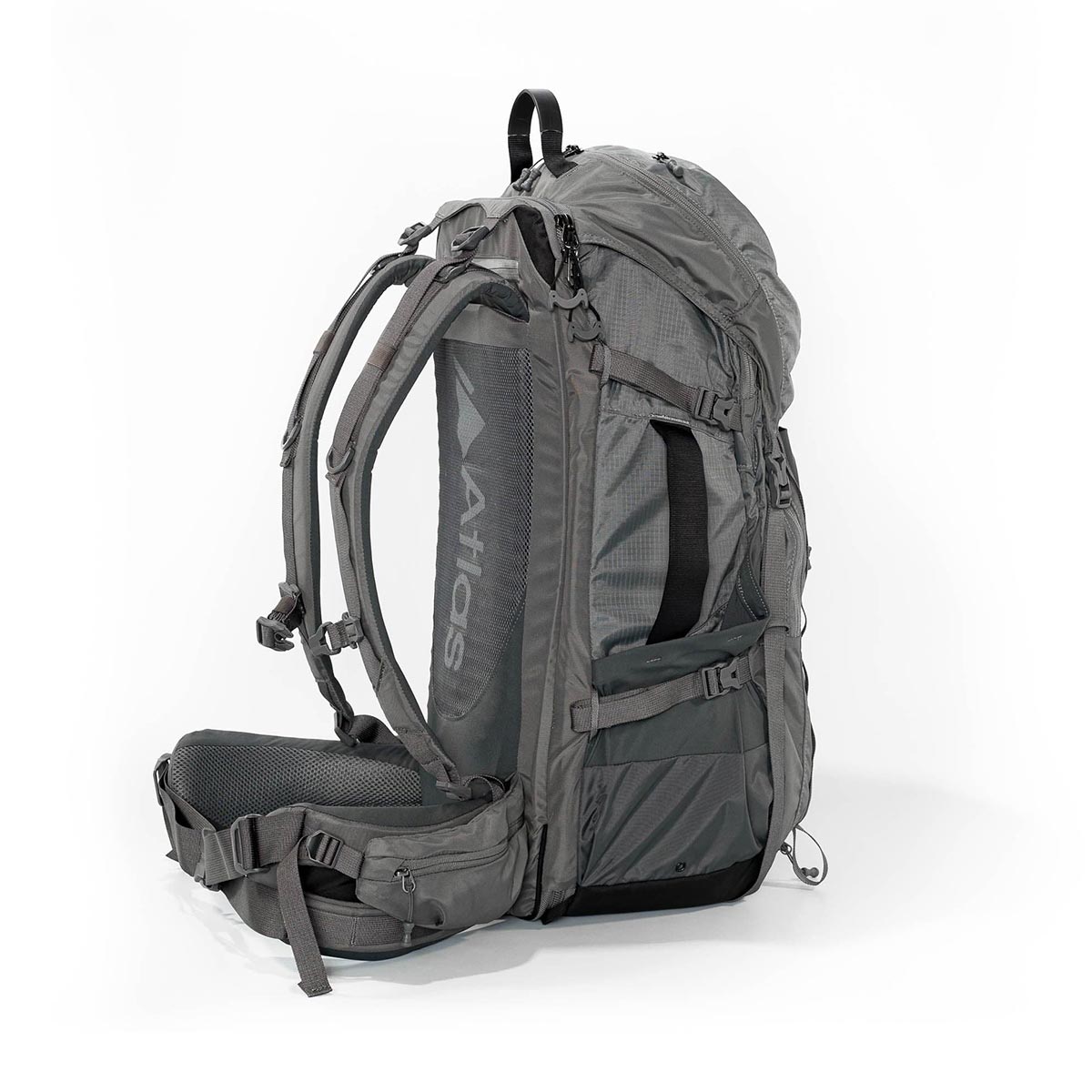 Atlas Adventure Medium Backpack - Lightweight Hiking Daypack for Men & Women, Water-Resistant Gray Backpack for Travel, Camping & Outdoor Activities