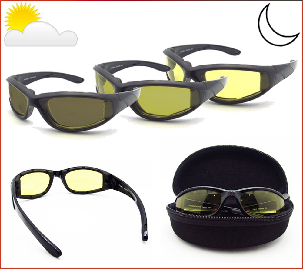 BIKERSHADES Photochromic Motorcycle Glasses - UV Protection Safety Goggles for Men & Women - Transition Lens for Day & Night Riding - Perfect for Commuting, Touring and Adventure Motorcycling