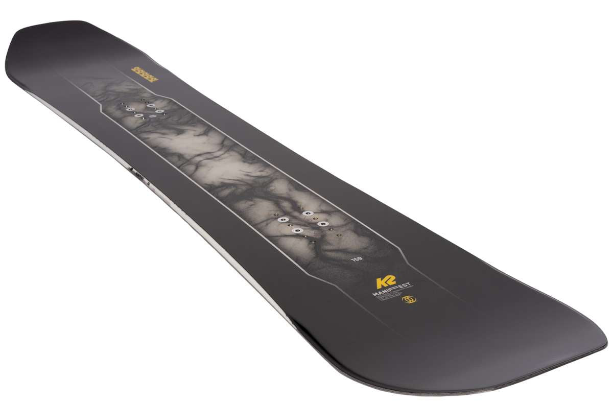 K2 Manifest Snowboard 2022 - All-Mountain Freestyle Snowboard for Men & Women | Perfect for Powder, Park & Freeride | Durable Construction for Advanced Riders