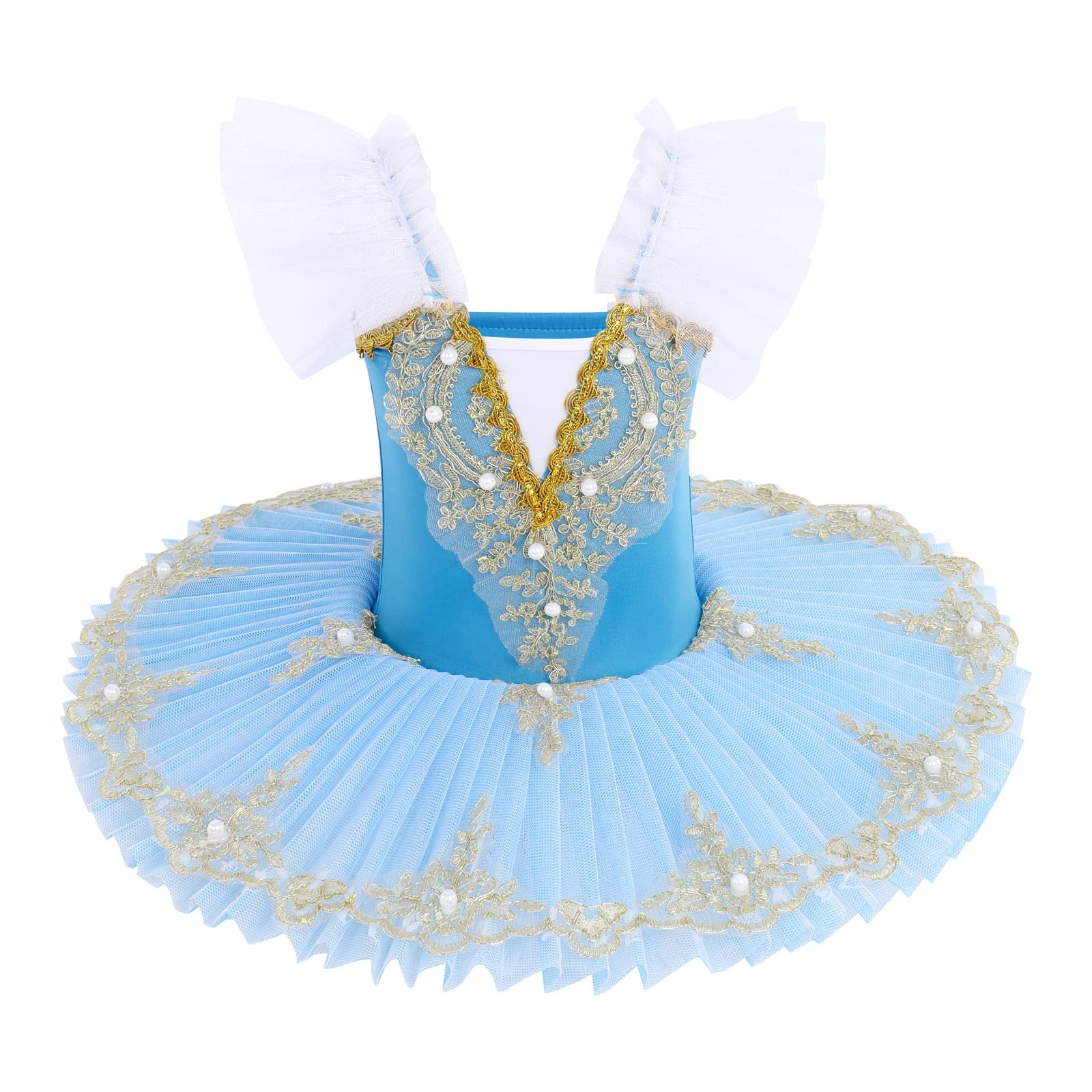 Swan Lake Ballet Dance Outfit for Girls - Camisole Skirted Leotard Tutu Princess Dress Ballerina Costume Performance Wear | Perfect for Recitals, Competitions & Dance Classes