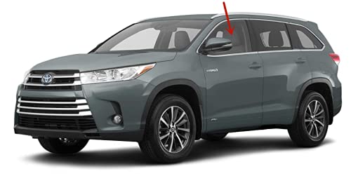 Toyota Highlander 2014-2019 Driver Side Front Door Window Glass Replacement - Perfect Fit for Left Side Door Repair & Auto Glass Replacement | Durable OEM Replacement Part for Smooth Operation