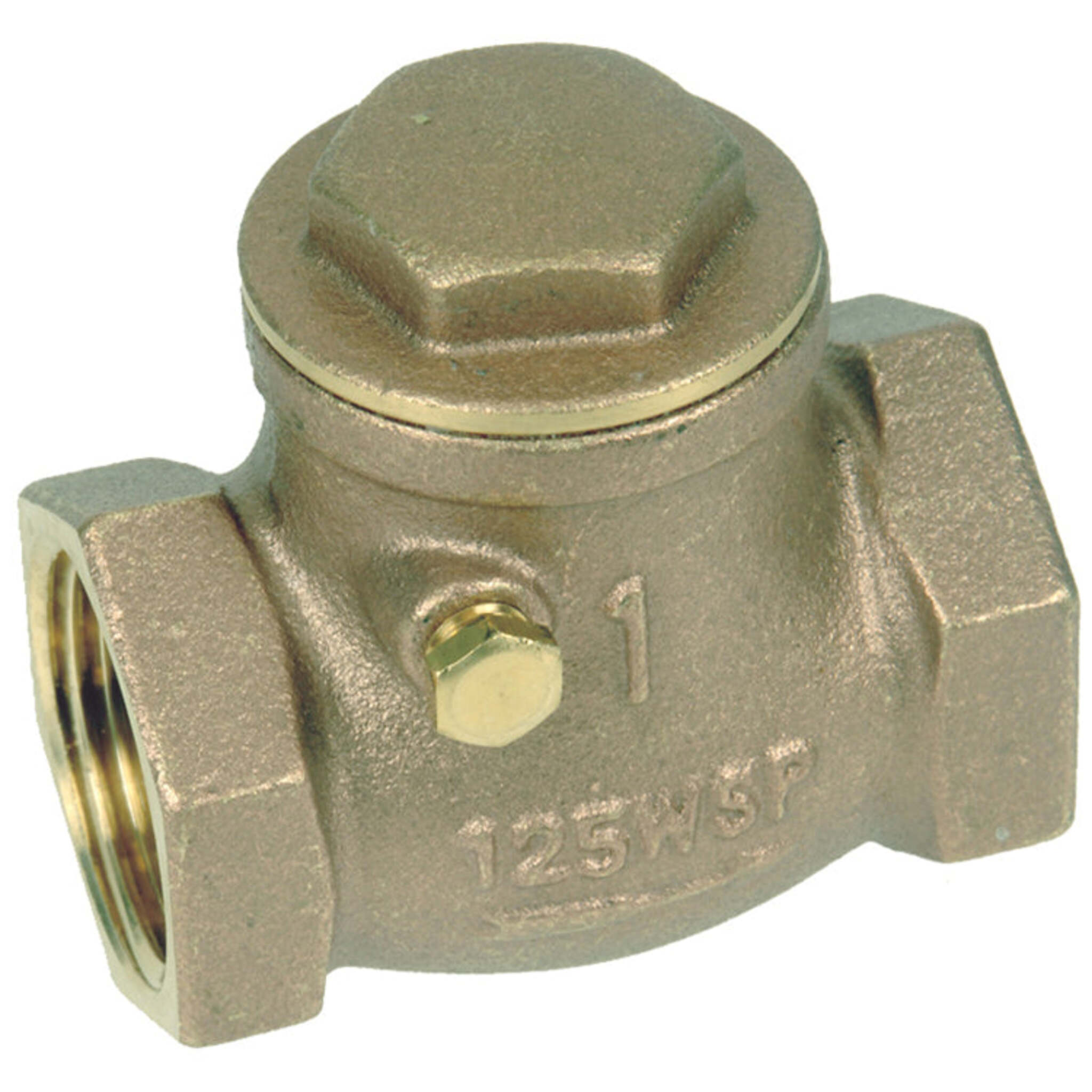 High-Quality Brass Swing Check Valve - 1/2 Inch to 2 Inch Sizes - Perfect for Plumbing, Irrigation & Water Systems - Prevents Backflow & Protects Pipes