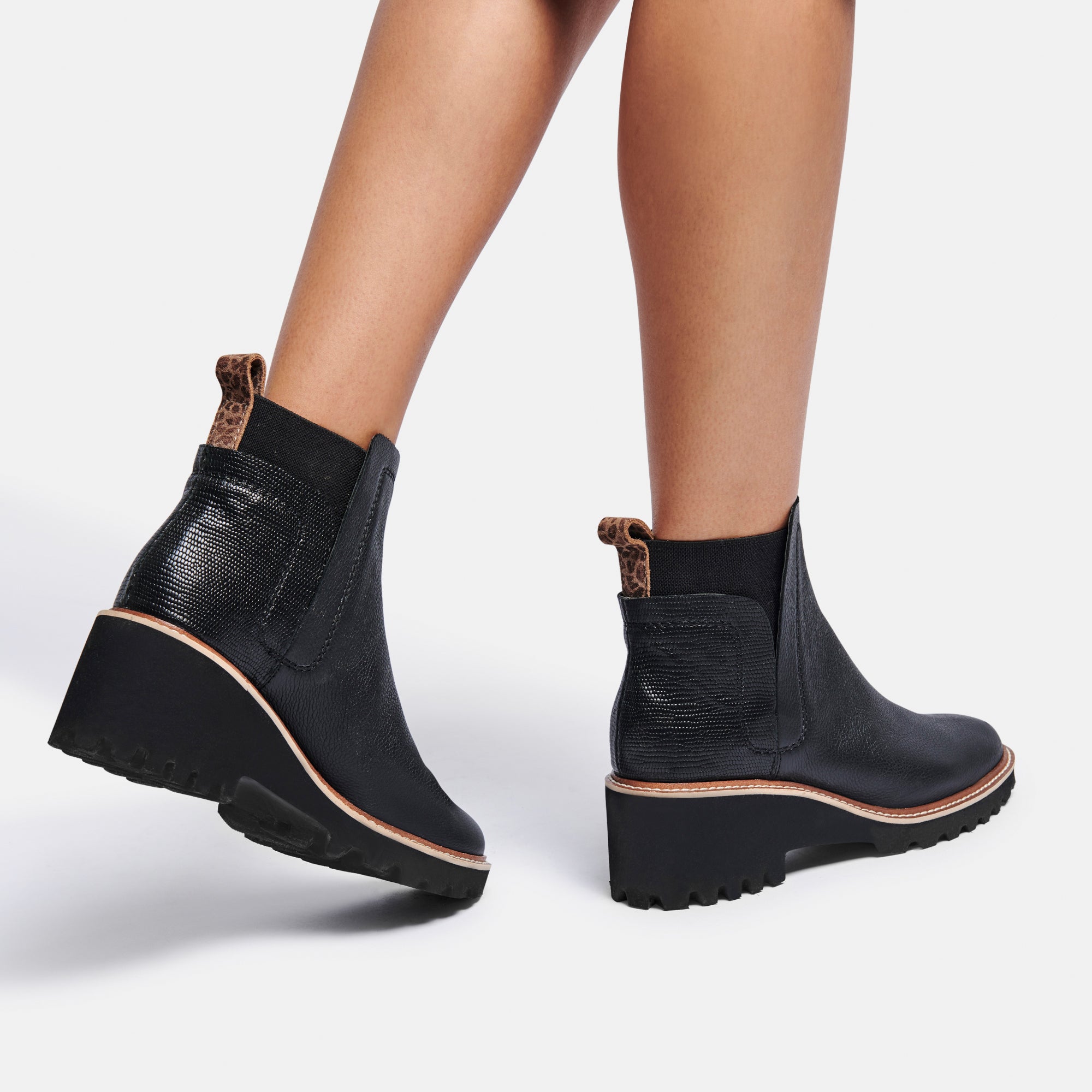 HUEY H2O Black Leather Waterproof Boots for Men & Women - Comfortable Slip-Resistant Outdoor Work Boots for Hiking, Rainy Weather & Construction Sites