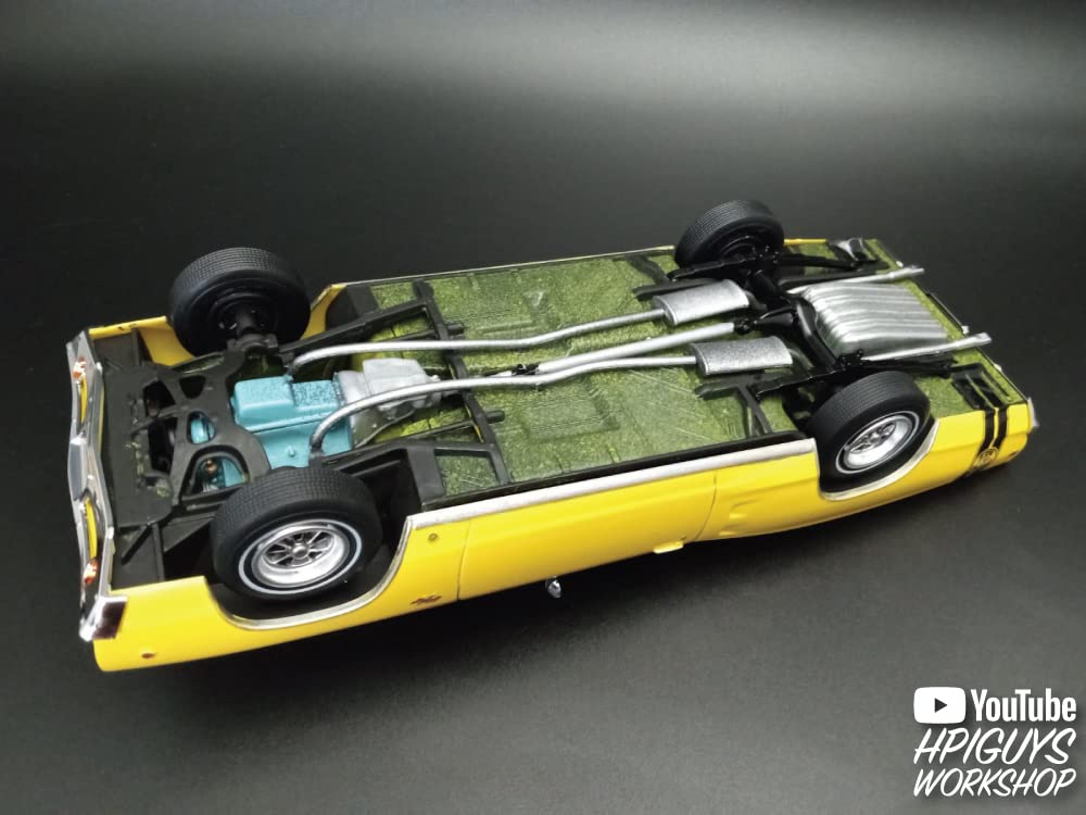 1968 Dodge Coronet Convertible with Trailer 1:25 Scale Model Kit - MPC Classic Car Model for Collectors & Hobbyists - Perfect for Display, Gifts & DIY Projects