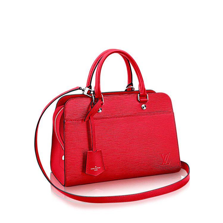 Authentic LV Epi Vaneau MM Handbag in Red Epi Leather - Luxury Tote for Work, Travel & Everyday Use