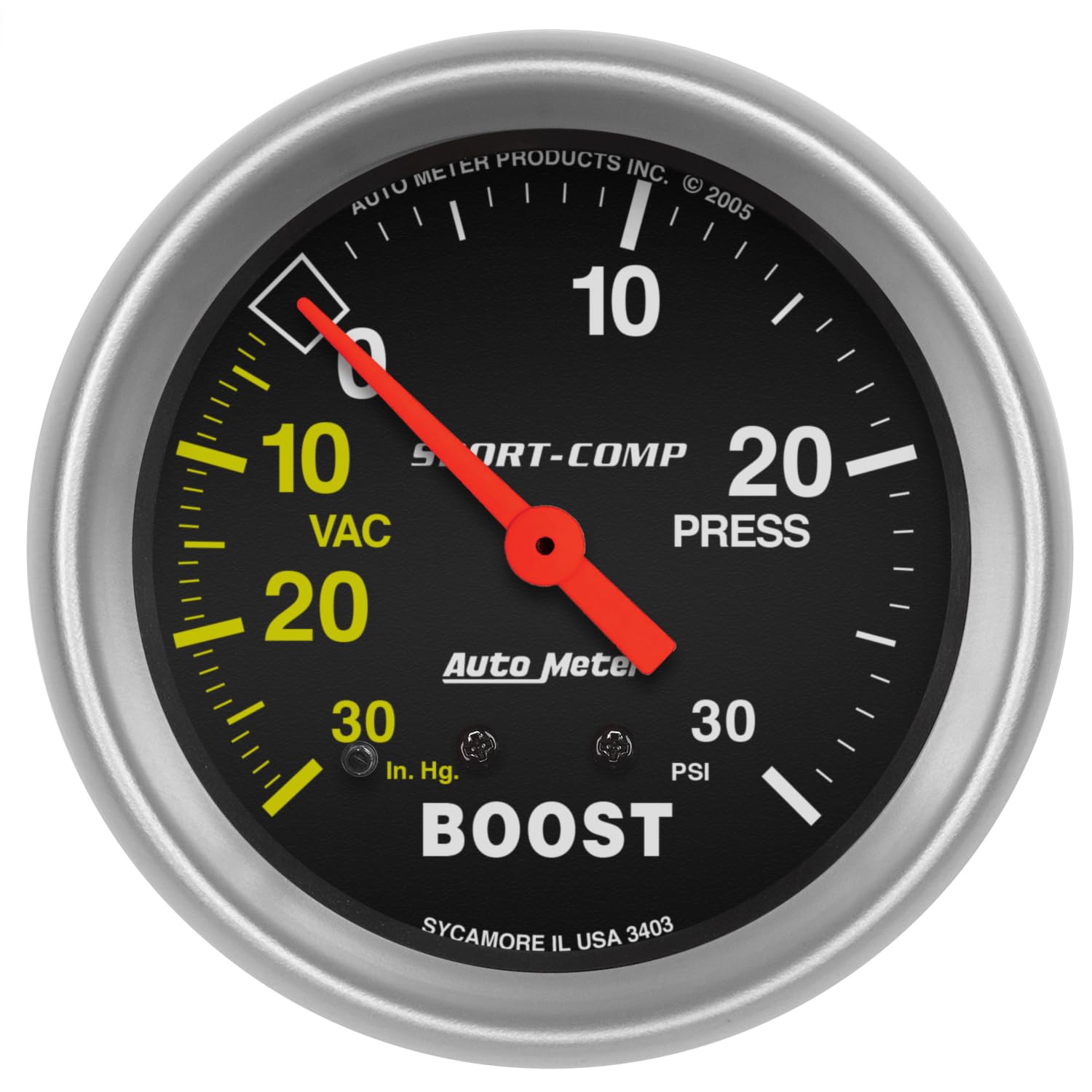 Auto Meter 3403 Sport-Comp 2.625