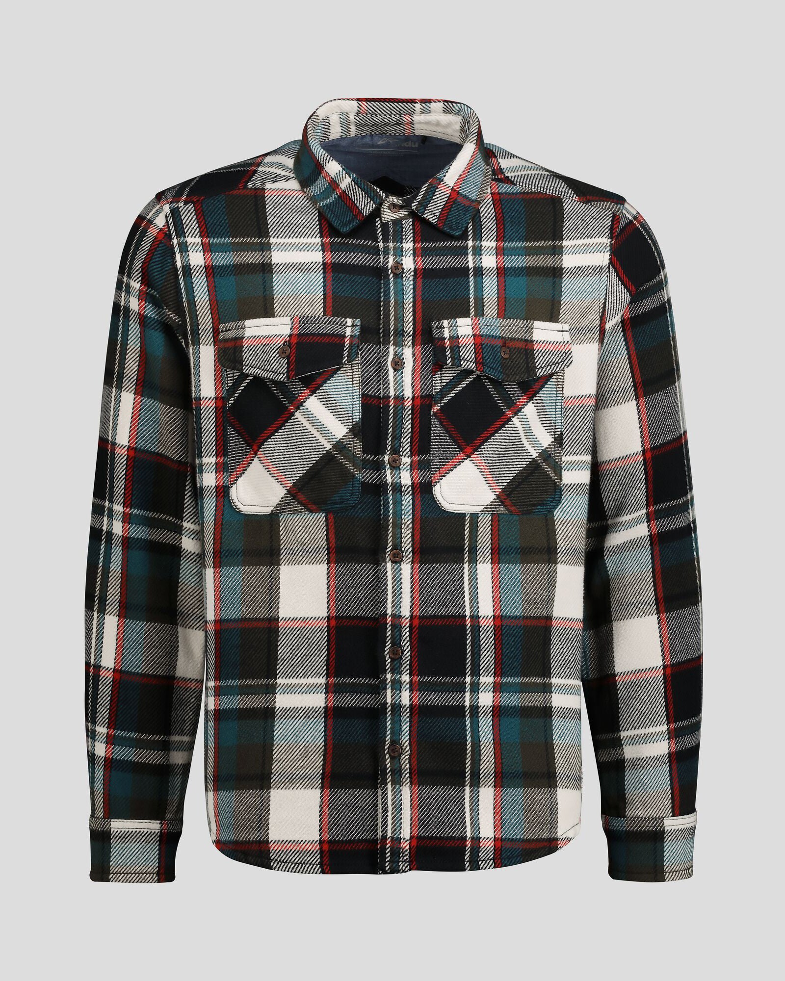 Men's Huntly Long Sleeve Plaid Shirt - Dark Moss Green Flannel for Outdoor Hunting & Casual Wear | Durable Comfort Shirt for Fall & Winter Adventures
