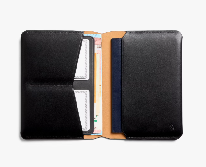Premium Bellroy Passport Cover - RFID Blocking Leather Travel Wallet for Secure Document Protection | Perfect for International Travel & Business Trips