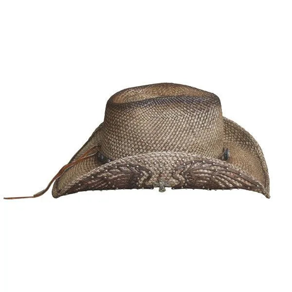 Bullhide Western Cowgirl Straw Hat - Stylish & Durable for Rodeo, Country Music Festivals & Outdoor Adventures