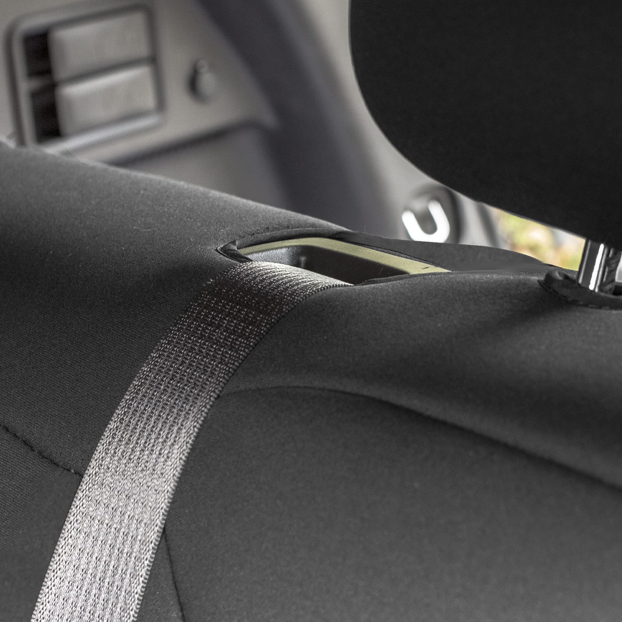 Custom Fit Neoprene Seat Covers for Chevy Equinox 2018-2021 - Waterproof Beige Full Set Car Seat Protectors | Durable Automotive Interior Accessories for Road Trips & Daily Commute