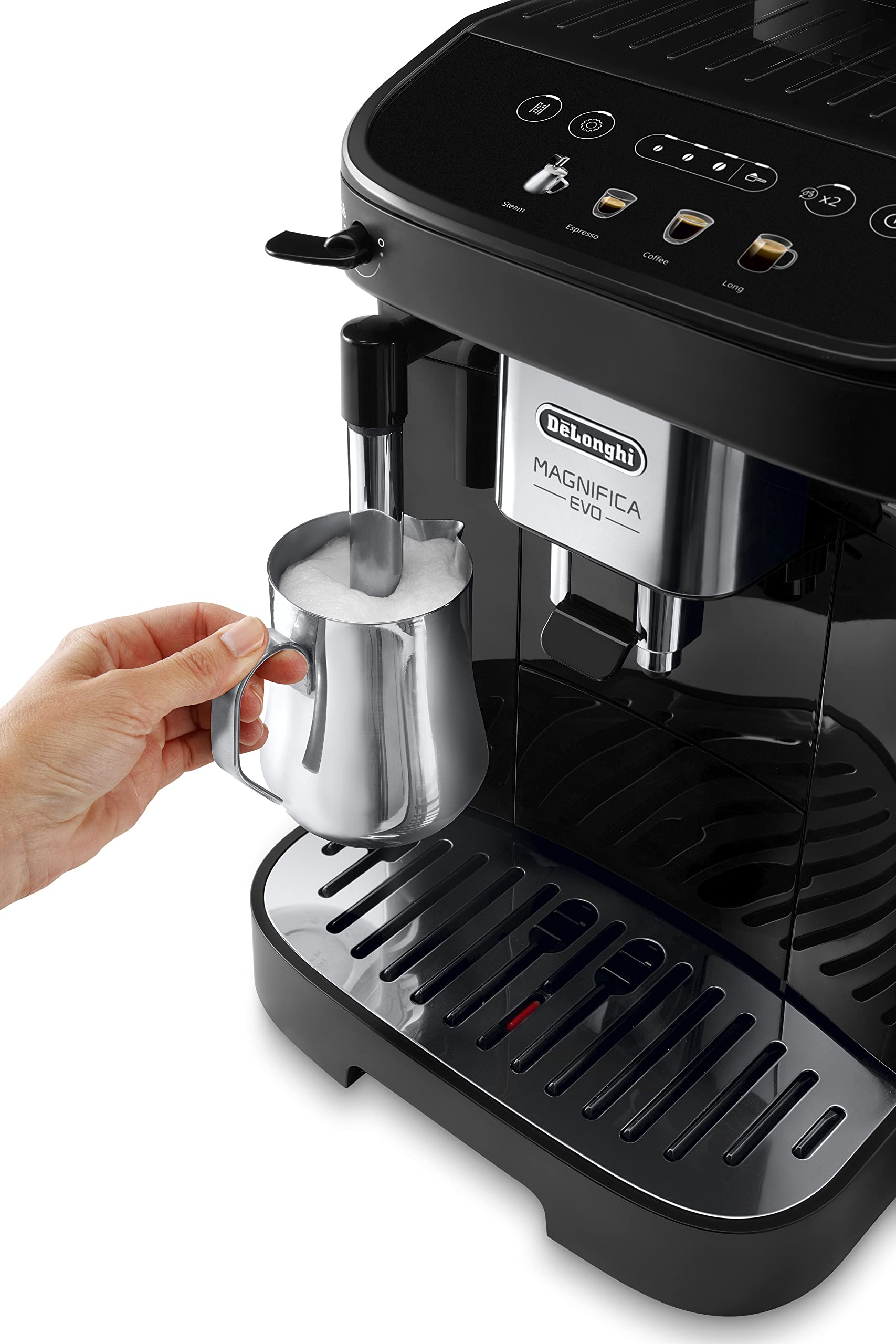 De'Longhi Magnifica Evo ECAM 290.21.B Automatic Espresso Coffee Machine - Perfect for Home & Office Use, Cappuccino & Latte Maker with Milk Frother