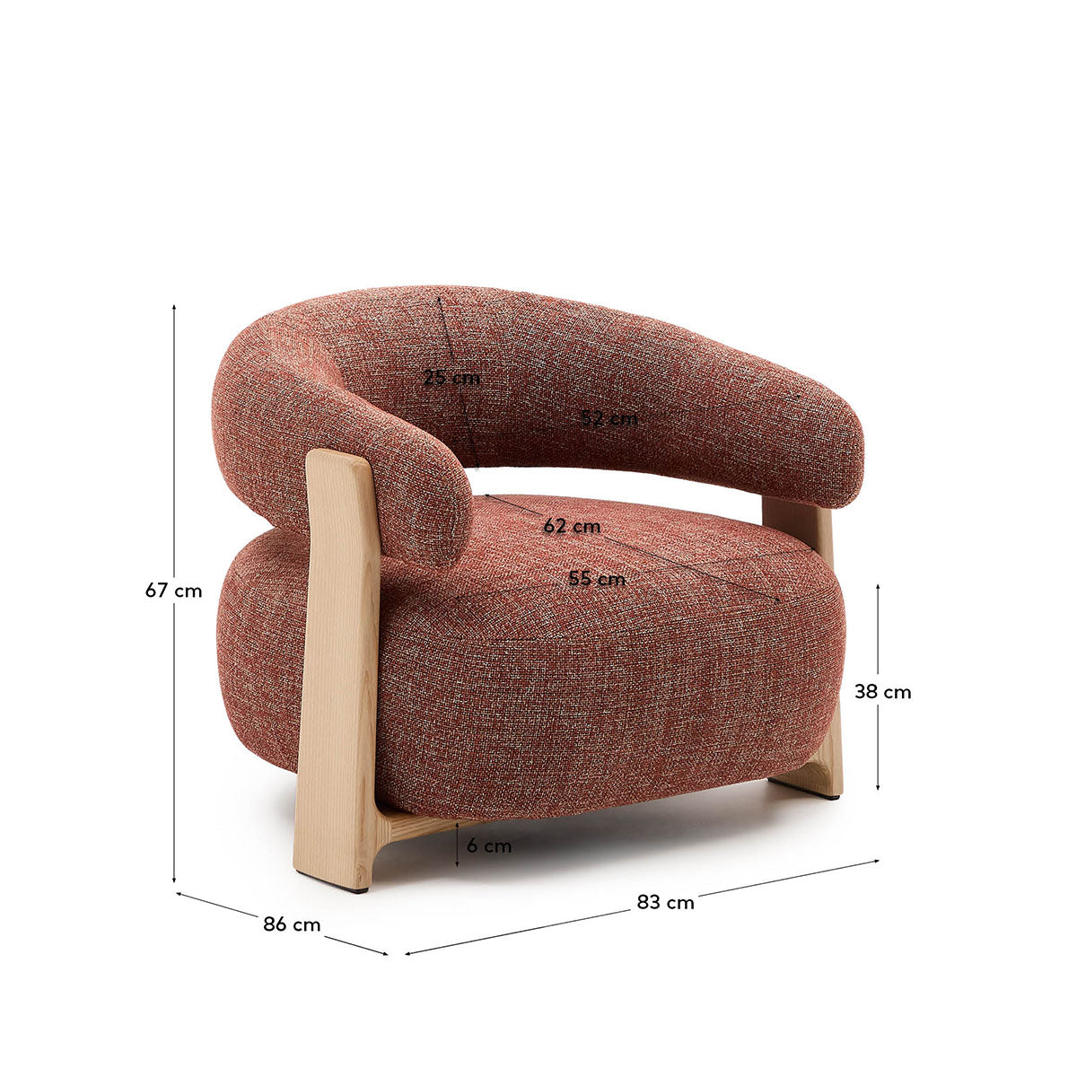 Premium Granite Arm Chair - Durable & Stylish Outdoor Seating for Patio, Garden, and Poolside Relaxation